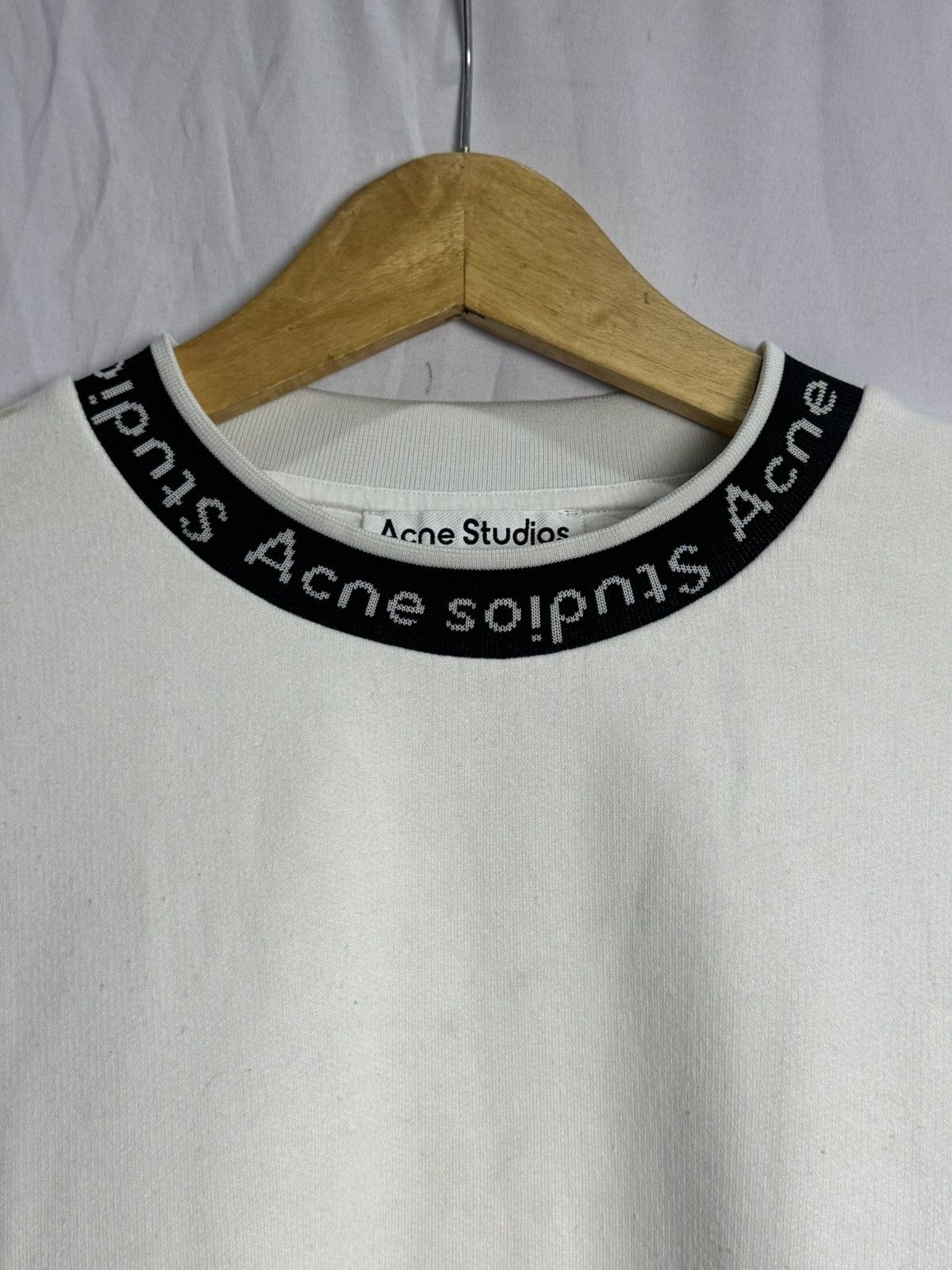Acne Studios Acne Studios Fulton Rib Logo Sweatshirt Oversize Size US S / EU 44-46 / 1 - 4 Thumbnail