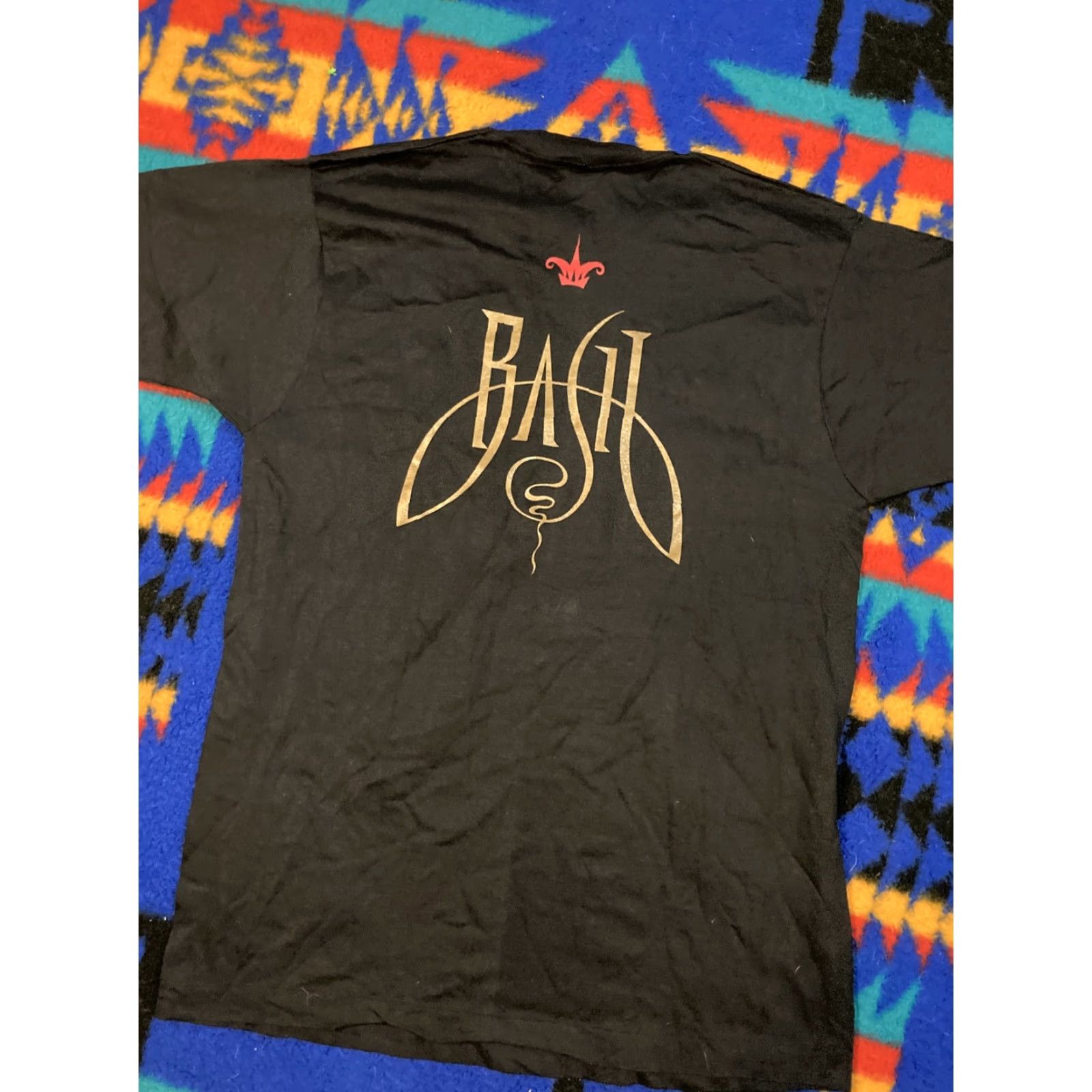 Vintage VINTAGE Detroit 80s 90s Single Stitch T Shirt Fash Bash XL Black Mens 90s Fashion Week Shirt Size US XL / EU 56 / 4 - 5 Thumbnail