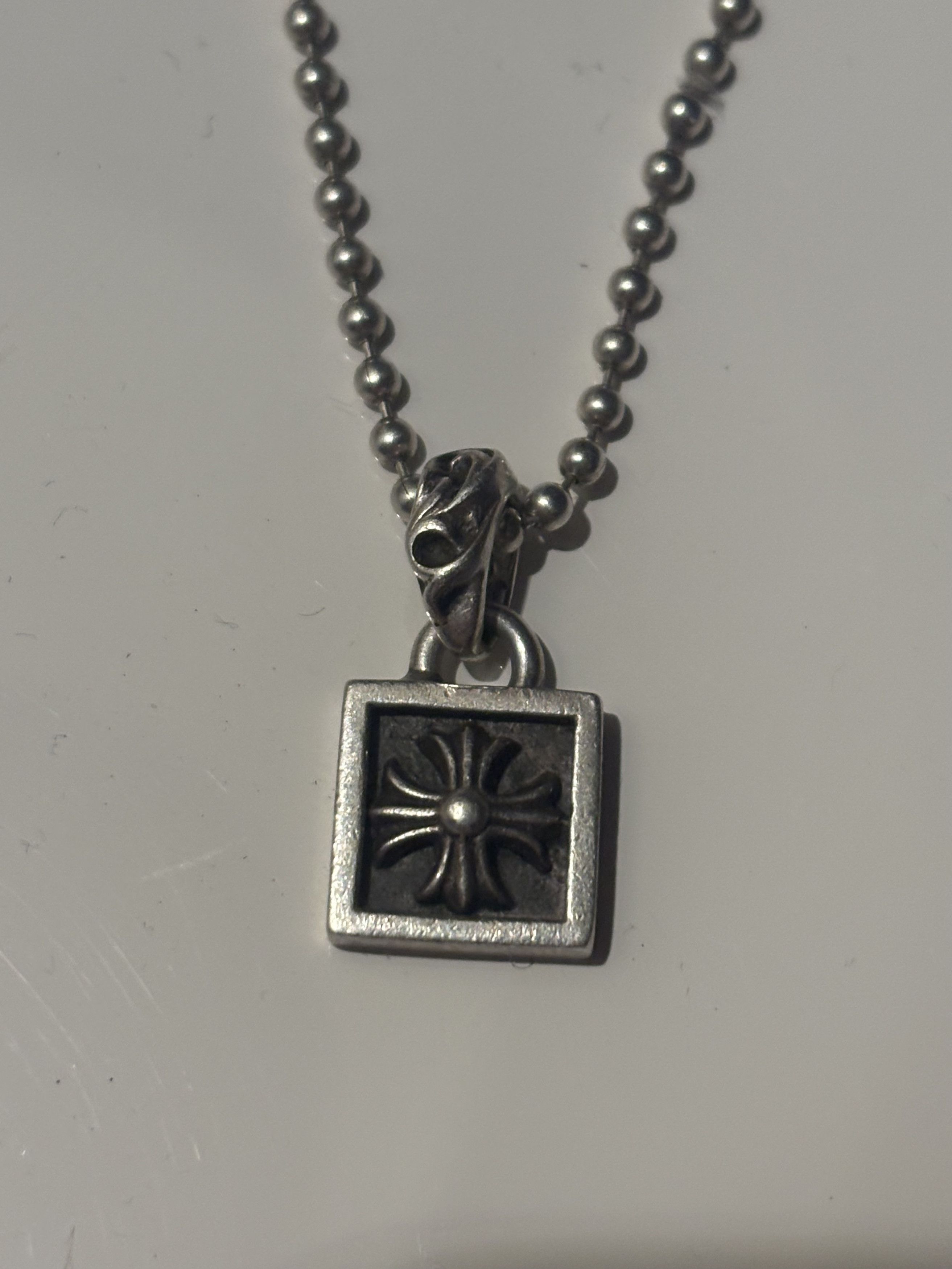Chrome Hearts Chrome Hearts CH Plus Charm Silver Necklace Size ONE SIZE - 4 Thumbnail