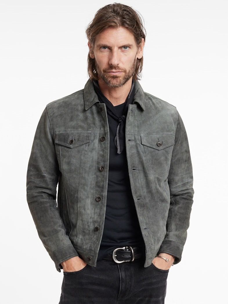 John Varvatos Andrew Trucker Jacket EU 50 USA 40 Size US M / EU 48-50 / 2 - 2 Thumbnail