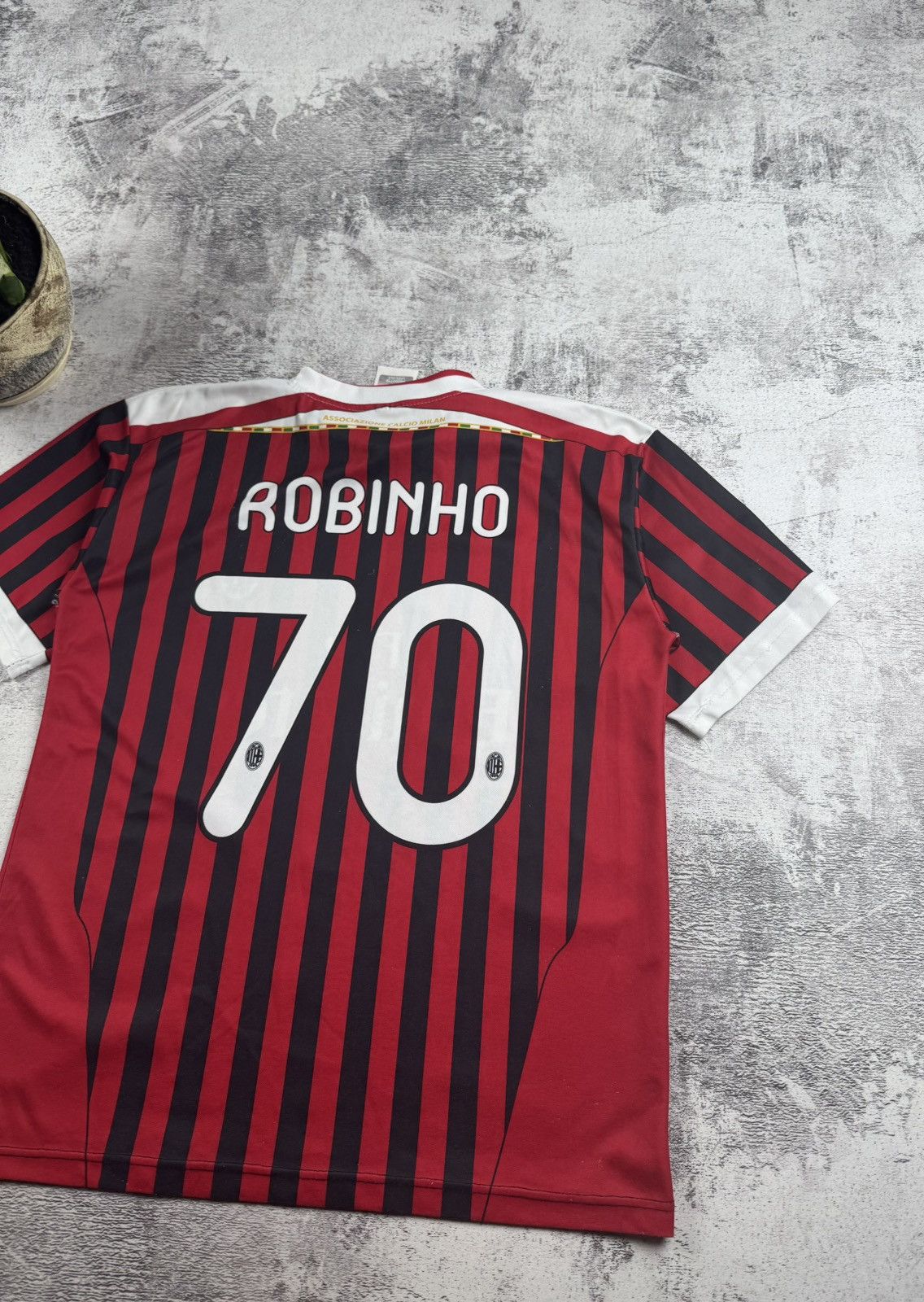 Vintage Milan Vintage Robinho Retro 2011 2012 Football Shirt Soccer Jersey T Shirt Tee Size US S / EU 44-46 / 1 - 15 Thumbnail