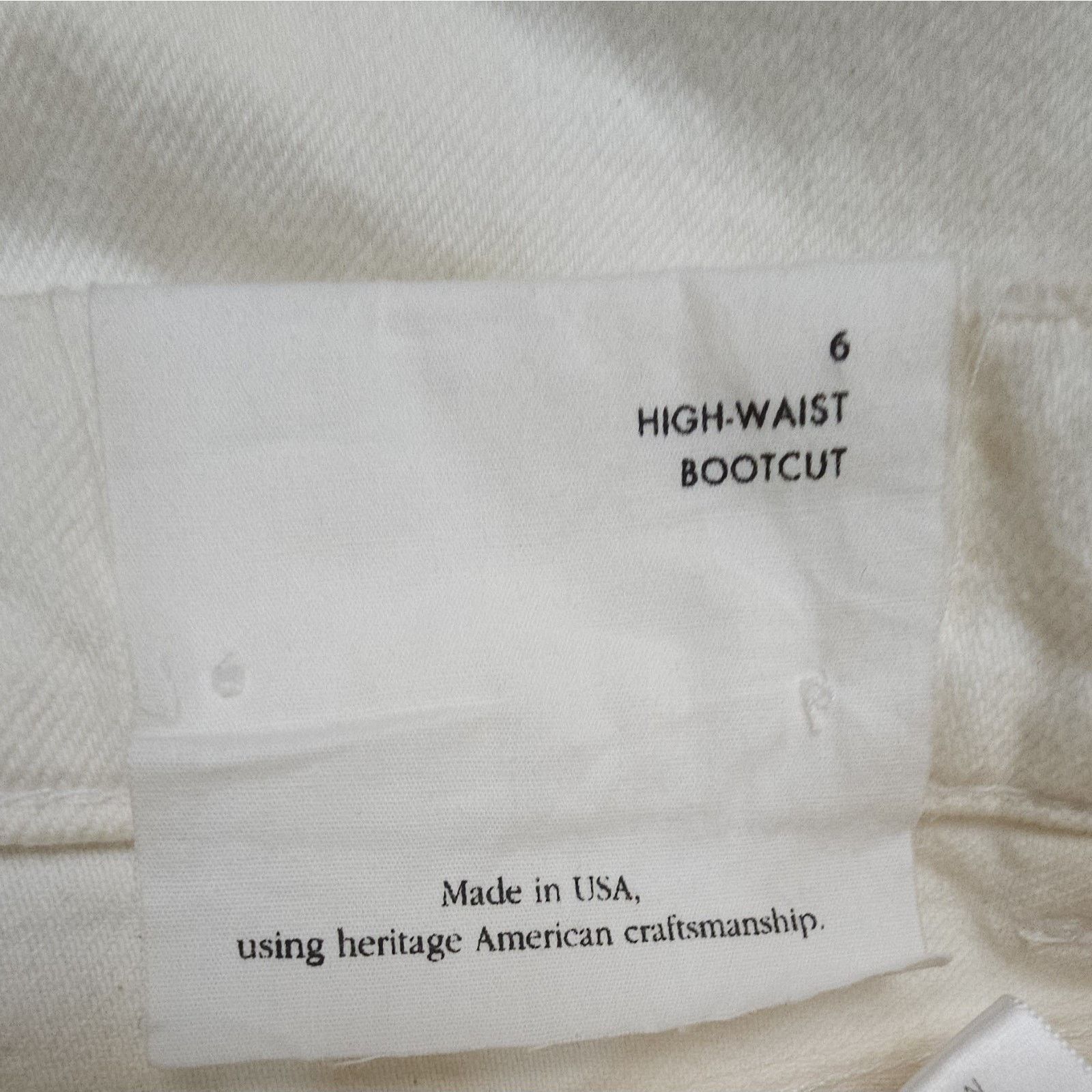 Apiece Apart Women's Apiece Apart Denim High Waist Bootcut Cotton Jean 6 Size 28" / US 6 / IT 42 - 4 Thumbnail