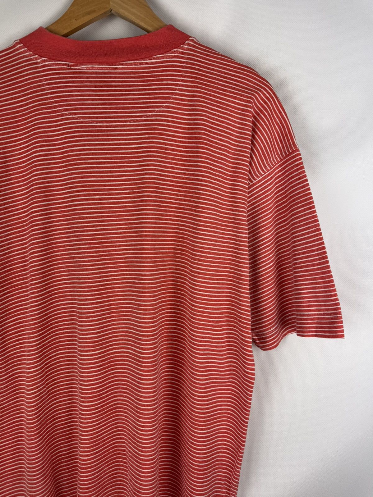 Oshkosh OshKosh B’gosh Workwear Striped Short Sleeve Cotton T Shirt Size US L / EU 52-54 / 3 - 14 Thumbnail