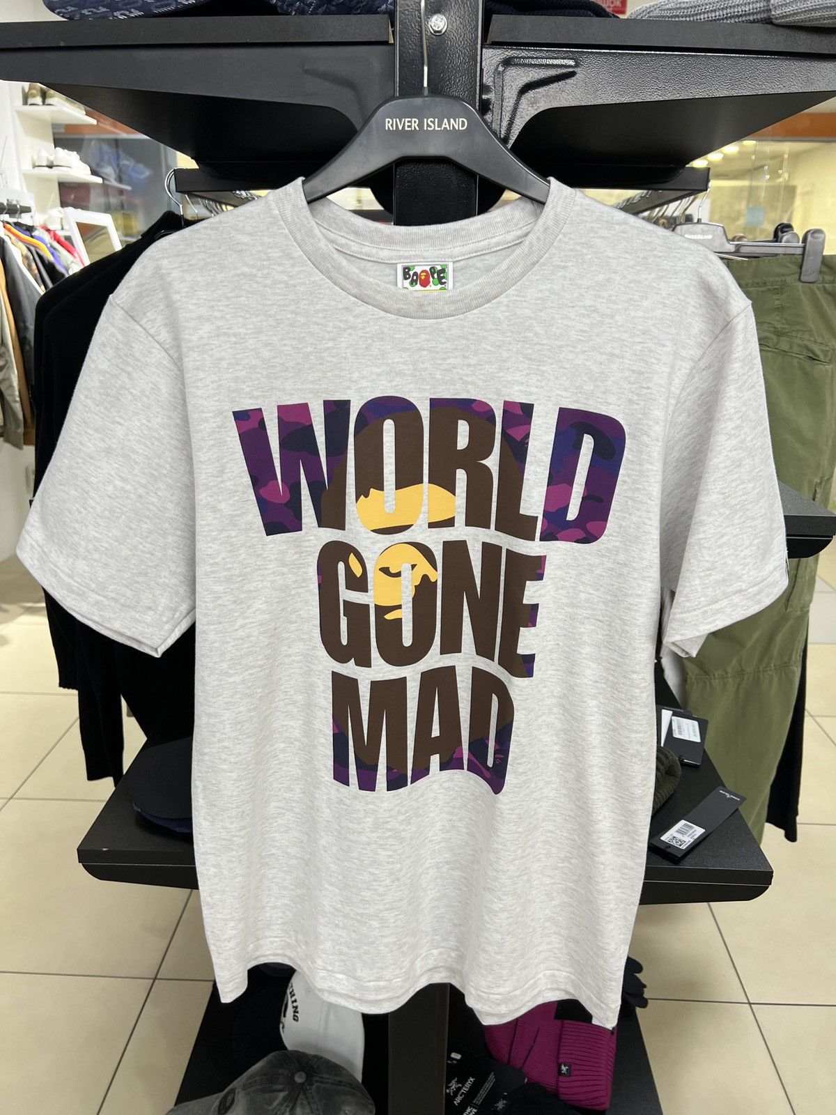 Bape A BATHING APE COLOR CAMO WGM APE HEAD OVERLAP TEE Size US M / EU 48-50 / 2 - 1 Thumbnail
