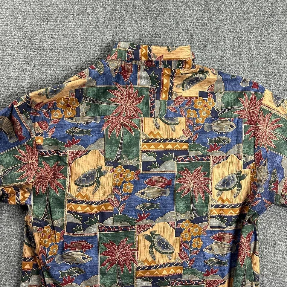 Tori Richard Tori Richard Shirt Mens Medium Hawaiian Patchwork Sea Lawn Size US M / EU 48-50 / 2 - 7 Thumbnail