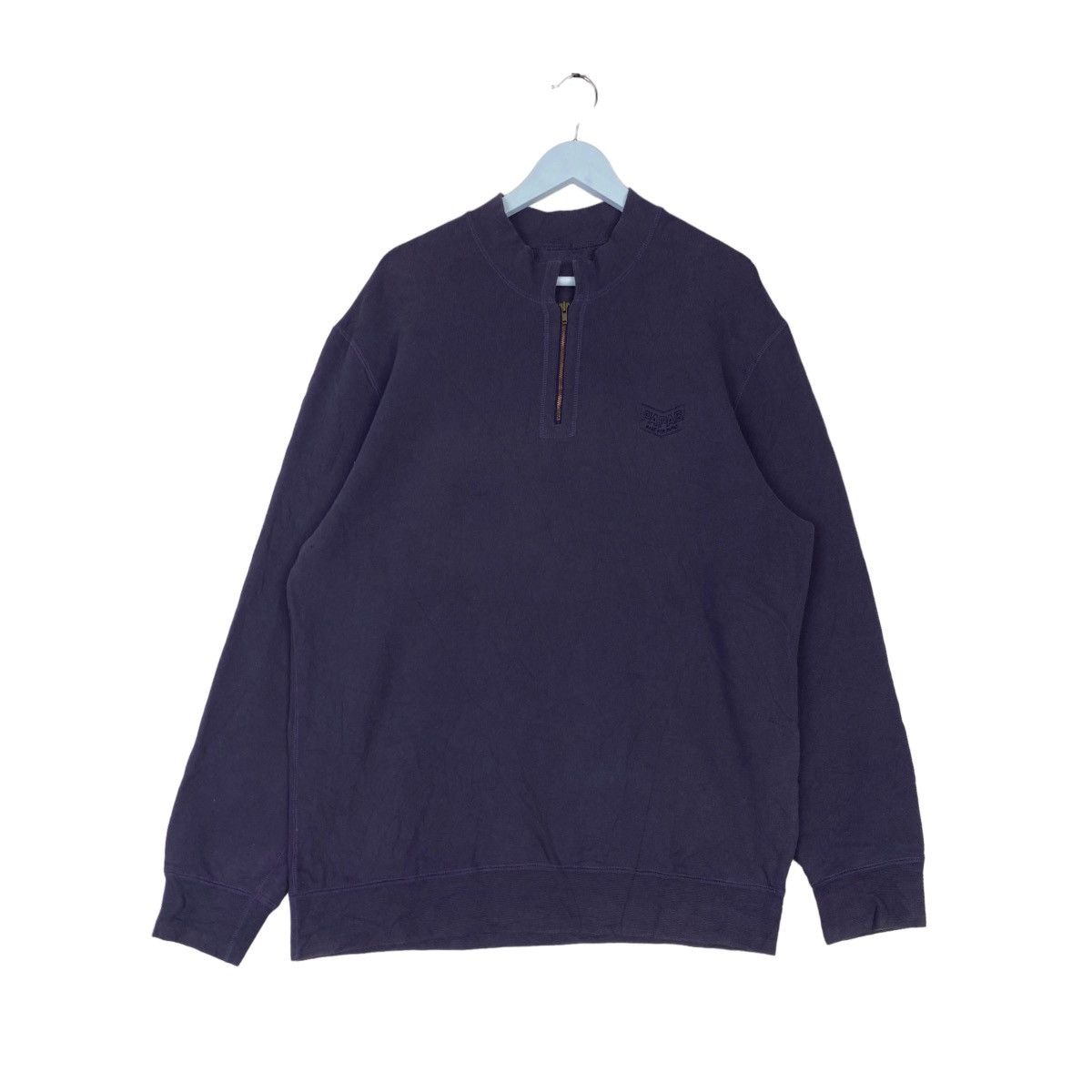 Vintage Vintage 90s Papas Quater Zip Sweater Size XL Size US XL / EU 56 / 4 - 1 Thumbnail