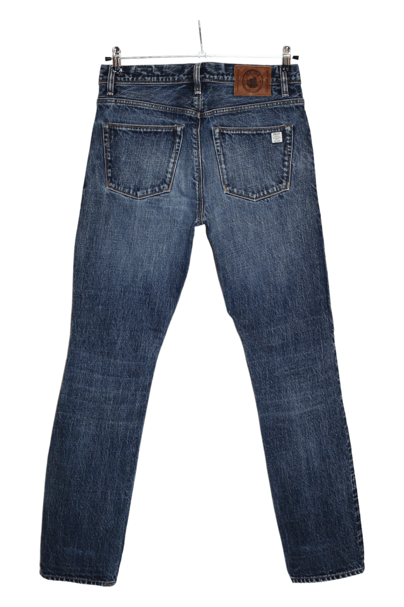 Blue Blue Japan IMjiT35020 803s AGHI 14oz selvedge natural faded jeans Size US 32 / EU 48 - 2 Thumbnail