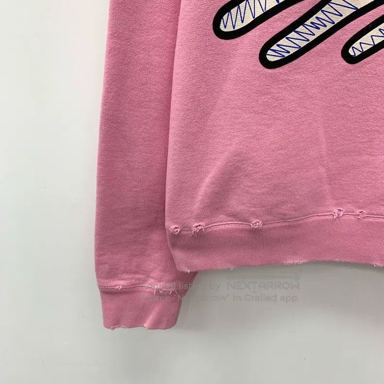 Gucci gucci Pink logo letter cat print old broken hole cotton ro Size XS / US 0-2 / IT 36-38 - 4 Thumbnail