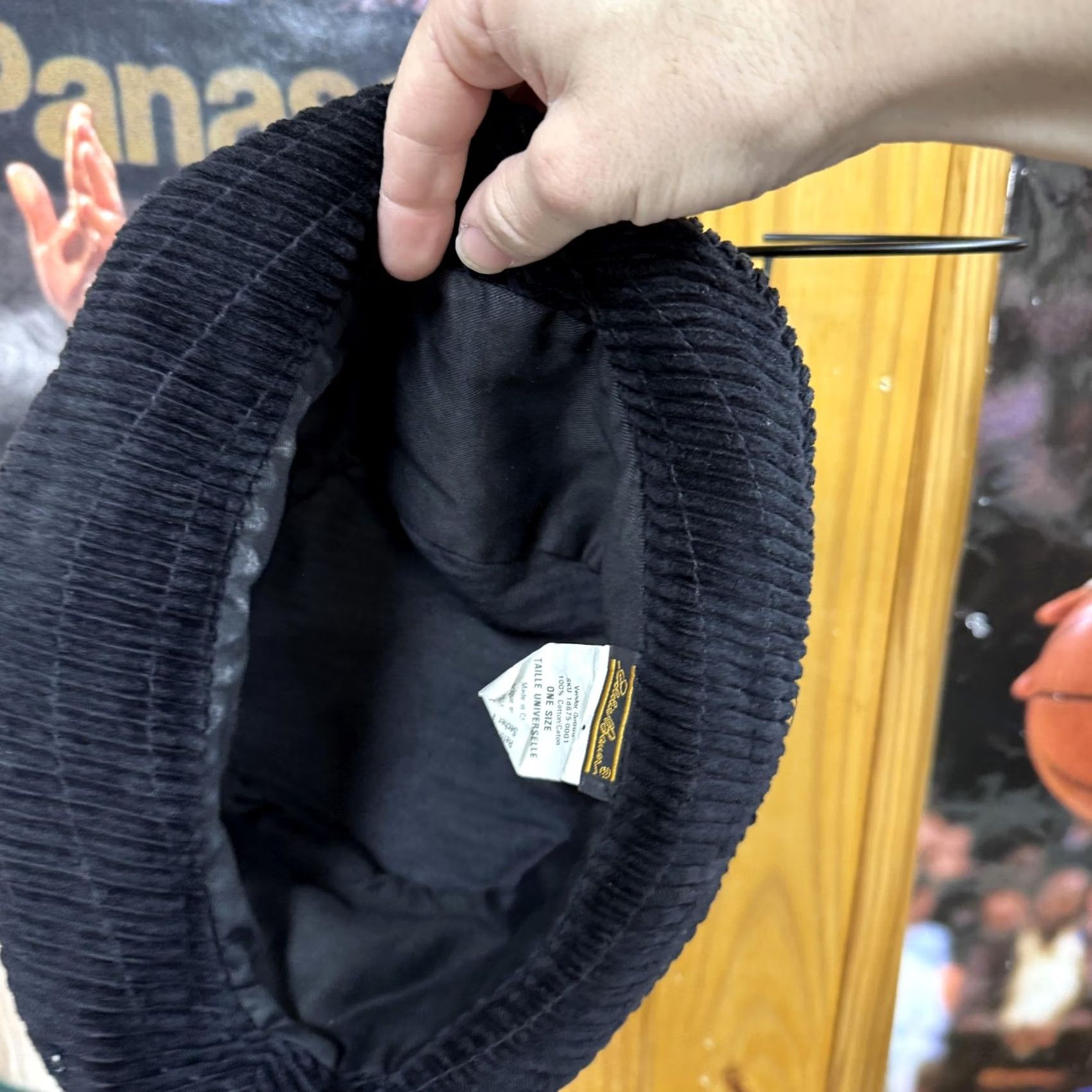 Eddie Bauer Eddie Bauer Hat Bucket One Size Black Corduroy Cotton Casual Mens Winter Size ONE SIZE - 6 Thumbnail