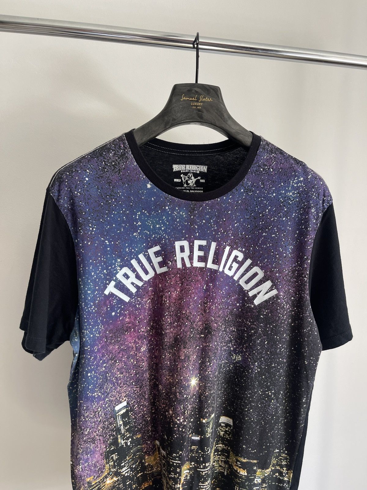 True Religion True Religion Men’s T-Shirt Large Star City Galaxy Graphic L Size US L / EU 52-54 / 3 - 2 Thumbnail