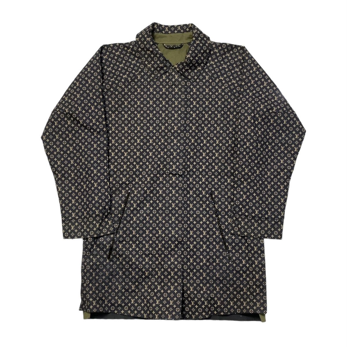 image of Louis Vuitton Monogram Reversible Jacket in Brown, Women's (Size XS)