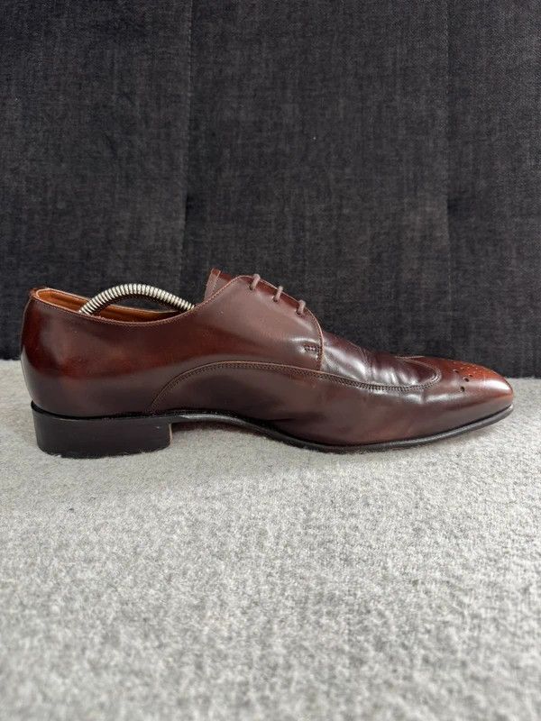 Barker Barker England Oxford Derby Leather Brown Lace Ups 9,5 44 Size US 11 / EU 44 - 3 Thumbnail