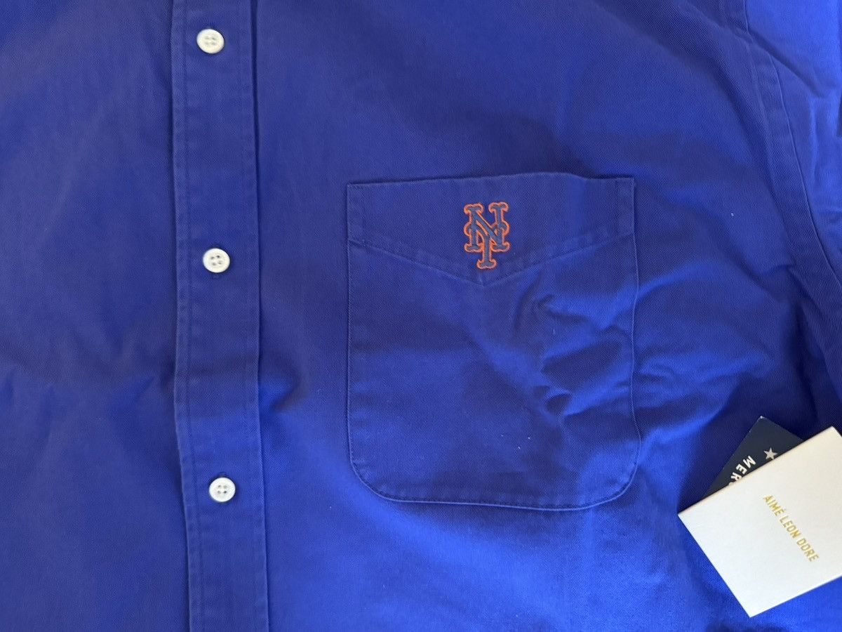 Aime Leon Dore × MLB Aime Leon Dore ALD / New York Mets Leon Overshirt Royal XL Size US XL / EU 56 / 4 - 9 Thumbnail