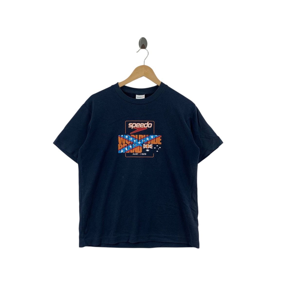 Speedo Vintage SPEEDO x JASPO Worldwide Collection Flag Tee Shirt Size US L / EU 52-54 / 3 - 1 Thumbnail