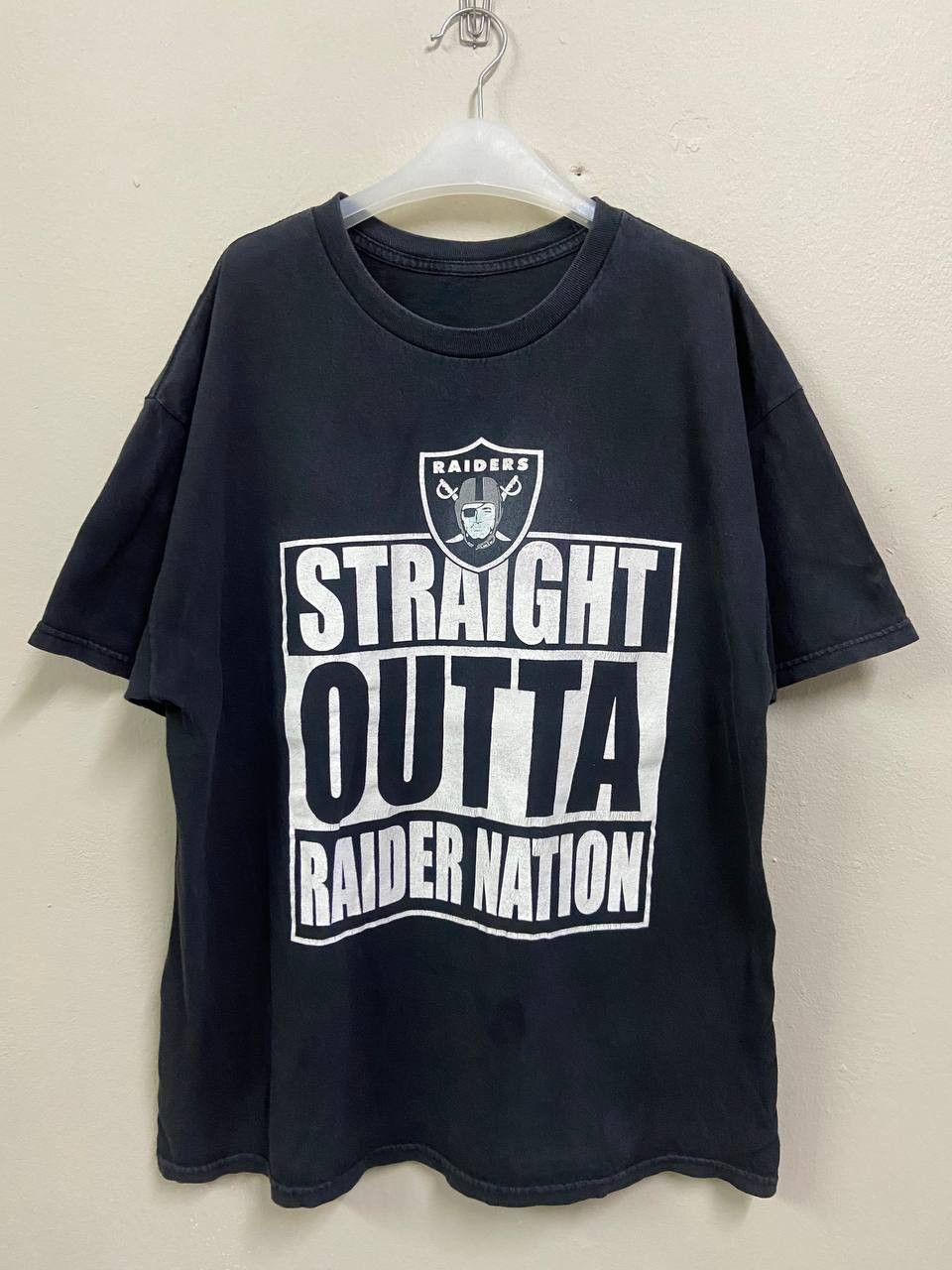 NFL × Vintage Vintage NHL Oakland Raiders Tshirt Streetwear Style Size US XL / EU 56 / 4 - 1 Thumbnail