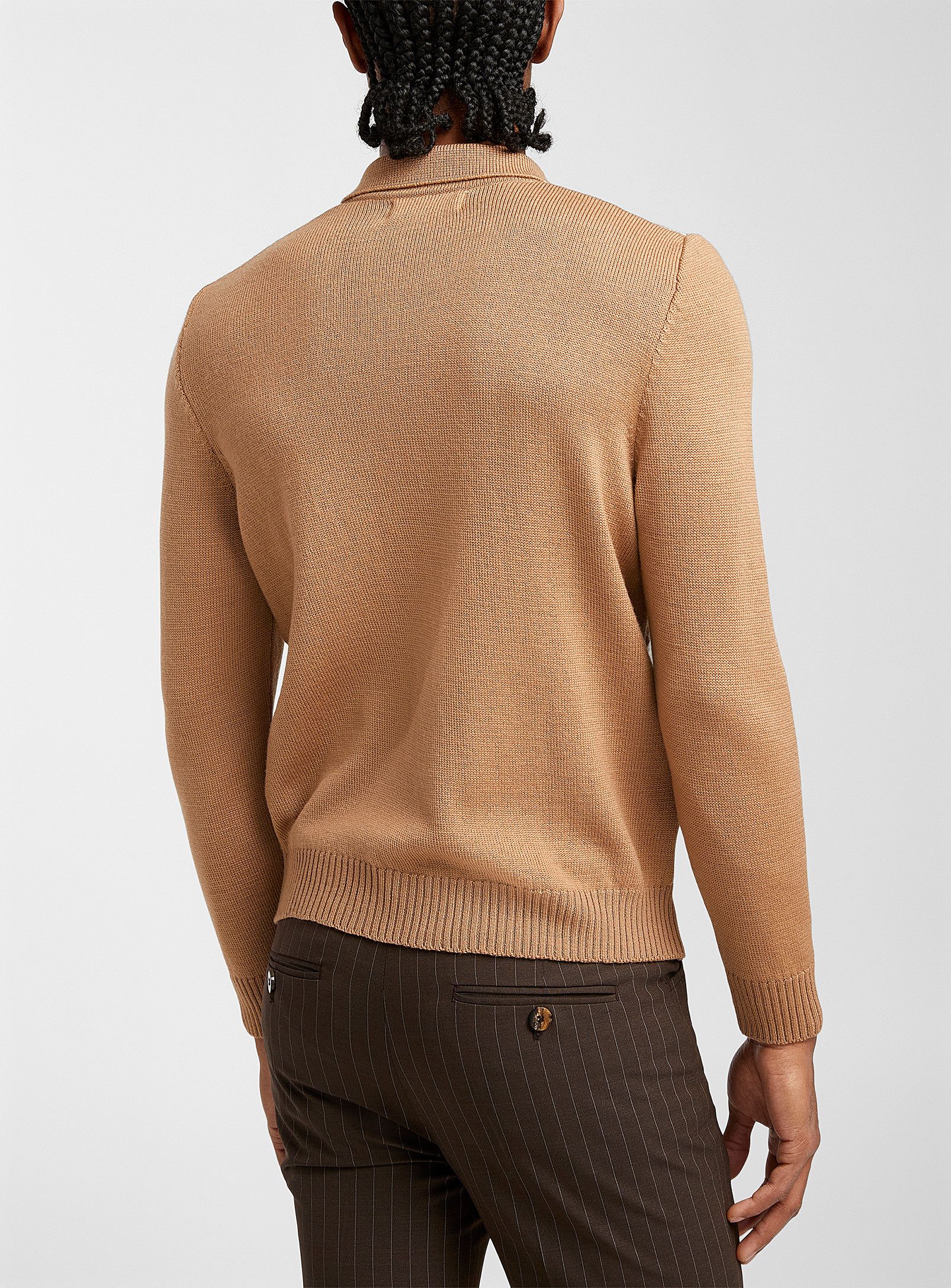 Ernest W. Baker BNWT SS24 ERNEST W. BAKER QUILTED BOUCLE POLO CARDIGAN L Size US L / EU 52-54 / 3 - 11 Thumbnail