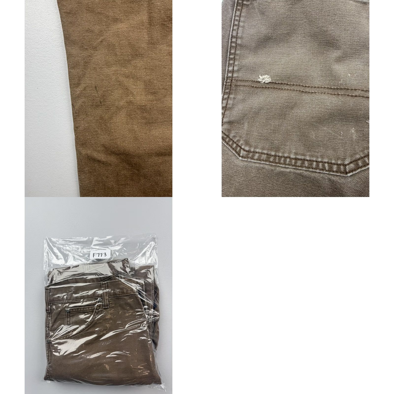 Dickies Dickies Brown Carpenter Pants Mens 34x30 Relaxed Fit Canvas Workwear Size US 34 / EU 50 - 9 Thumbnail