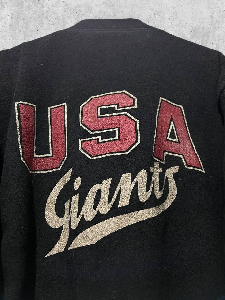 Other USA GIANTS Vintage Varsity Bomber Jacket Joe Allen Size US L / EU 52-54 / 3 - 3 Thumbnail