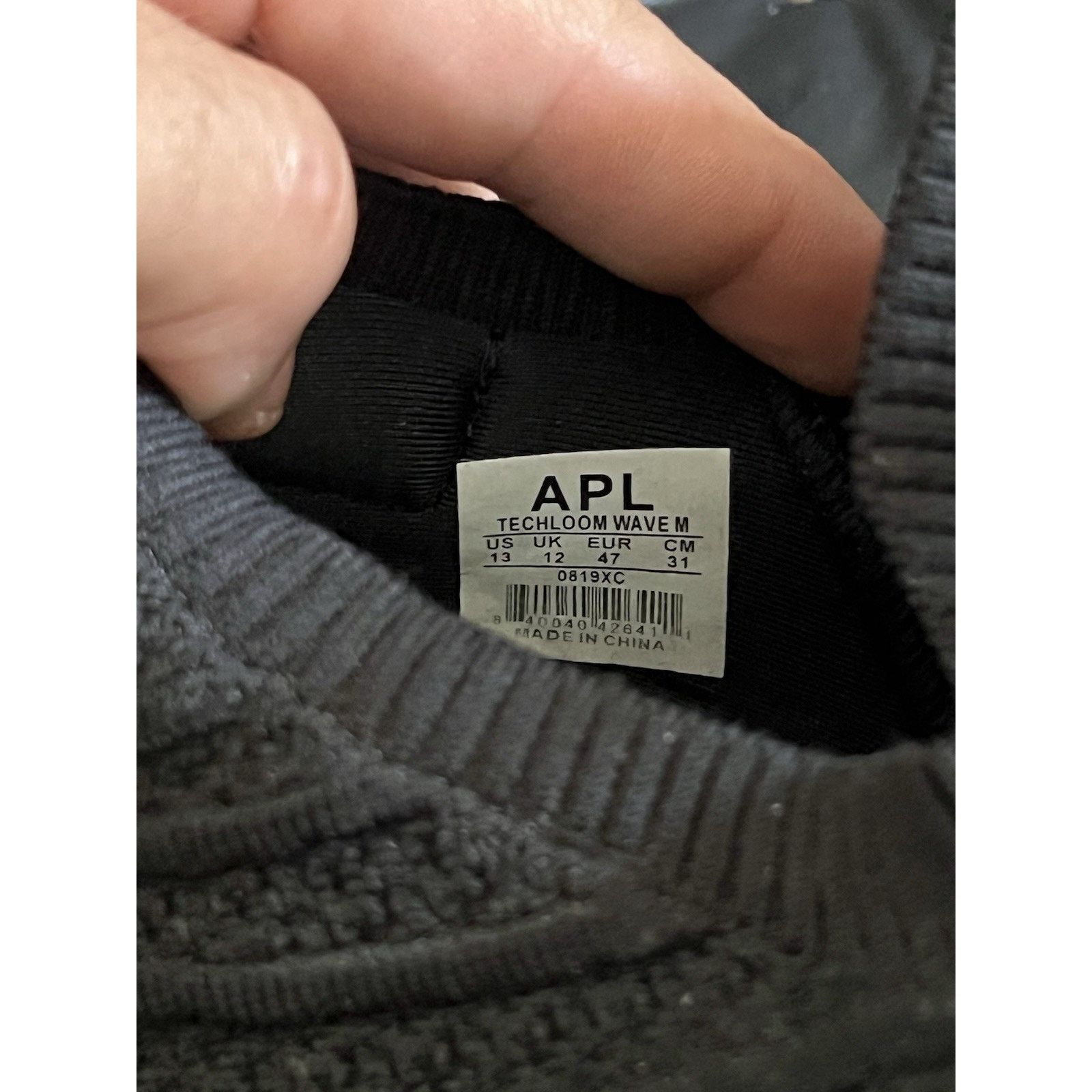 APL APL Techloom Wave Hybrid Running Shoe In Black US 13 Size US 13 / EU 46 - 5 Thumbnail