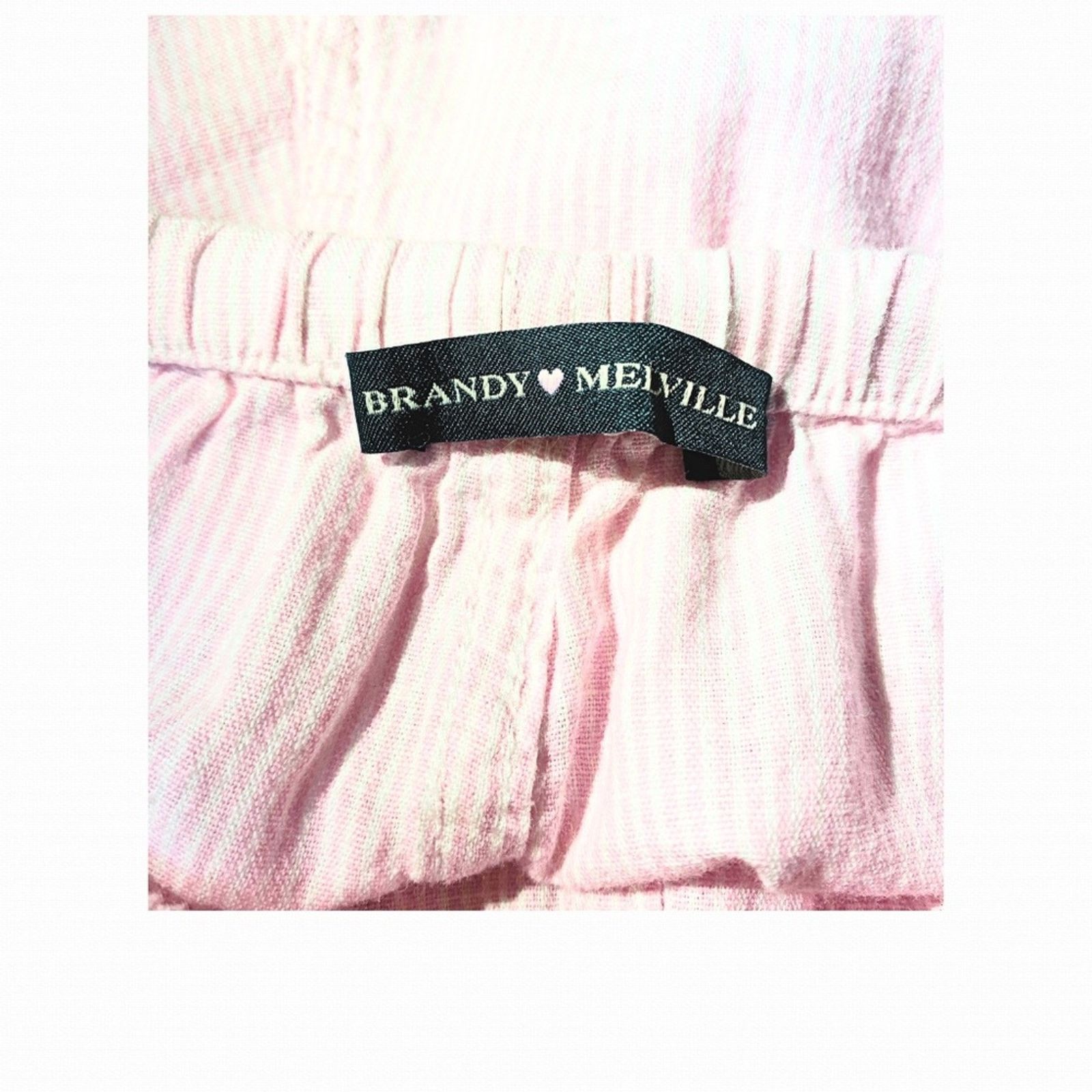 Brandy Melville BRANDY MELVILLE NANDA PAJAMA PANTS Size 28" / US 6 / IT 42 - 2 Thumbnail
