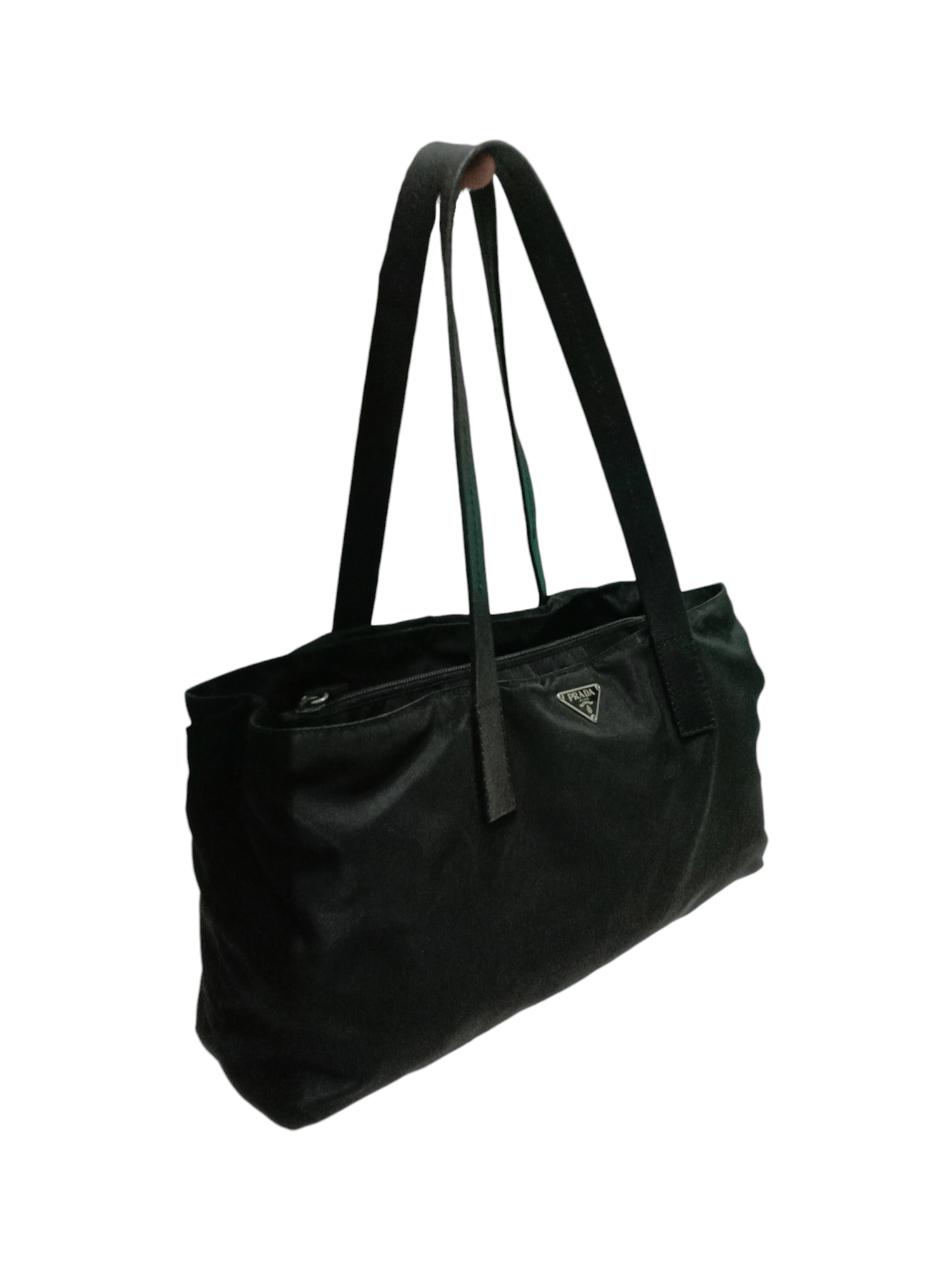 Prada Authentic Prada Nylon Leather Strap Bag Size ONE SIZE - 3 Thumbnail