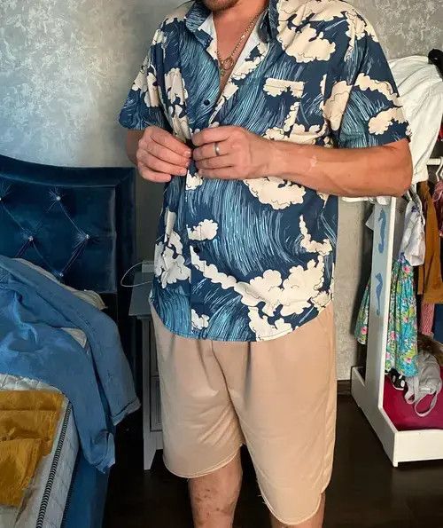 Other Oversized Mens Shortsleeve Shirts New Summer Loose Casual Size US L / EU 52-54 / 3 - 3 Thumbnail