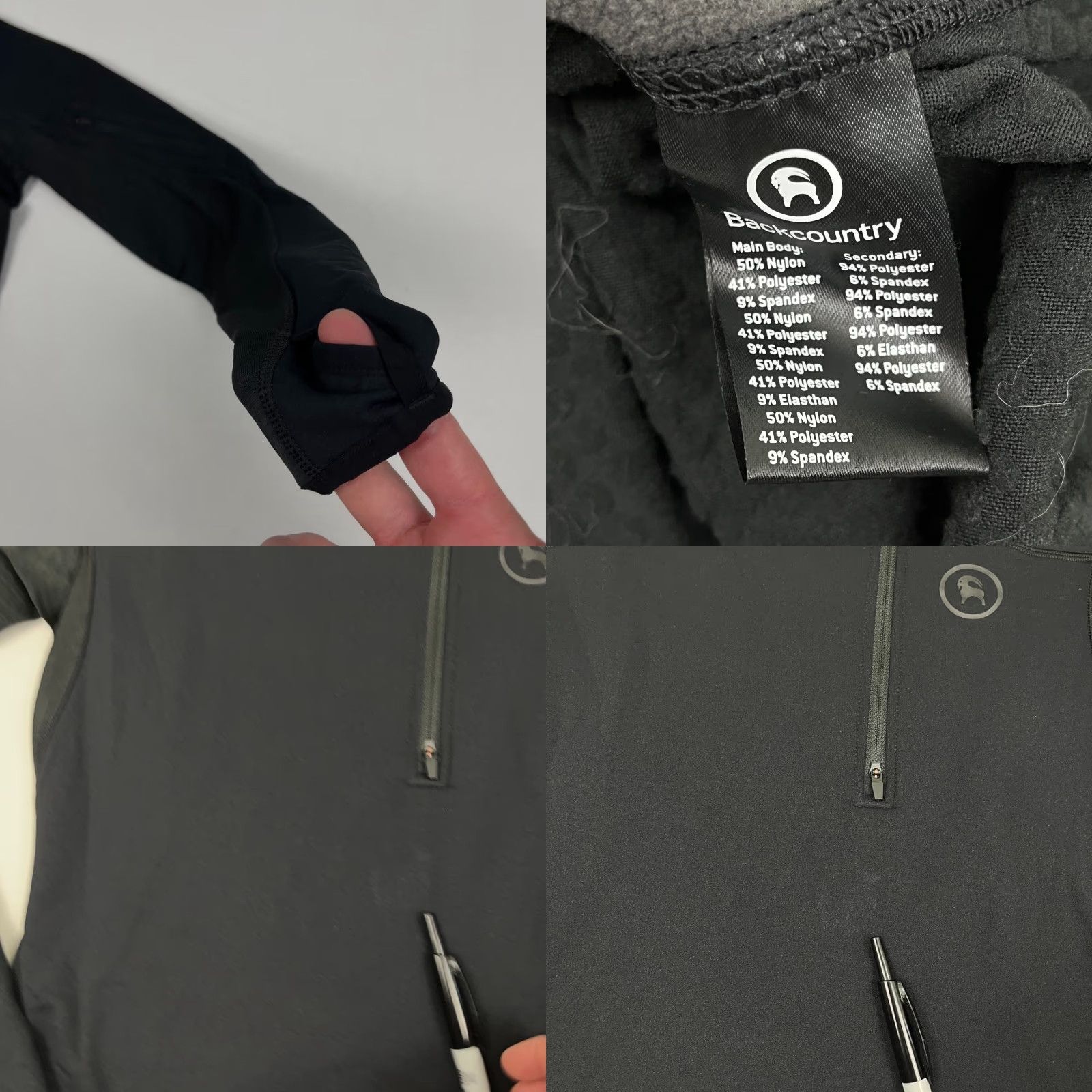 Vintage Backcountry Jacket Womens PS Small Black Fleece Pullover Hooded Hiking Outdoors Size S / US 4 / IT 40 - 8 Thumbnail