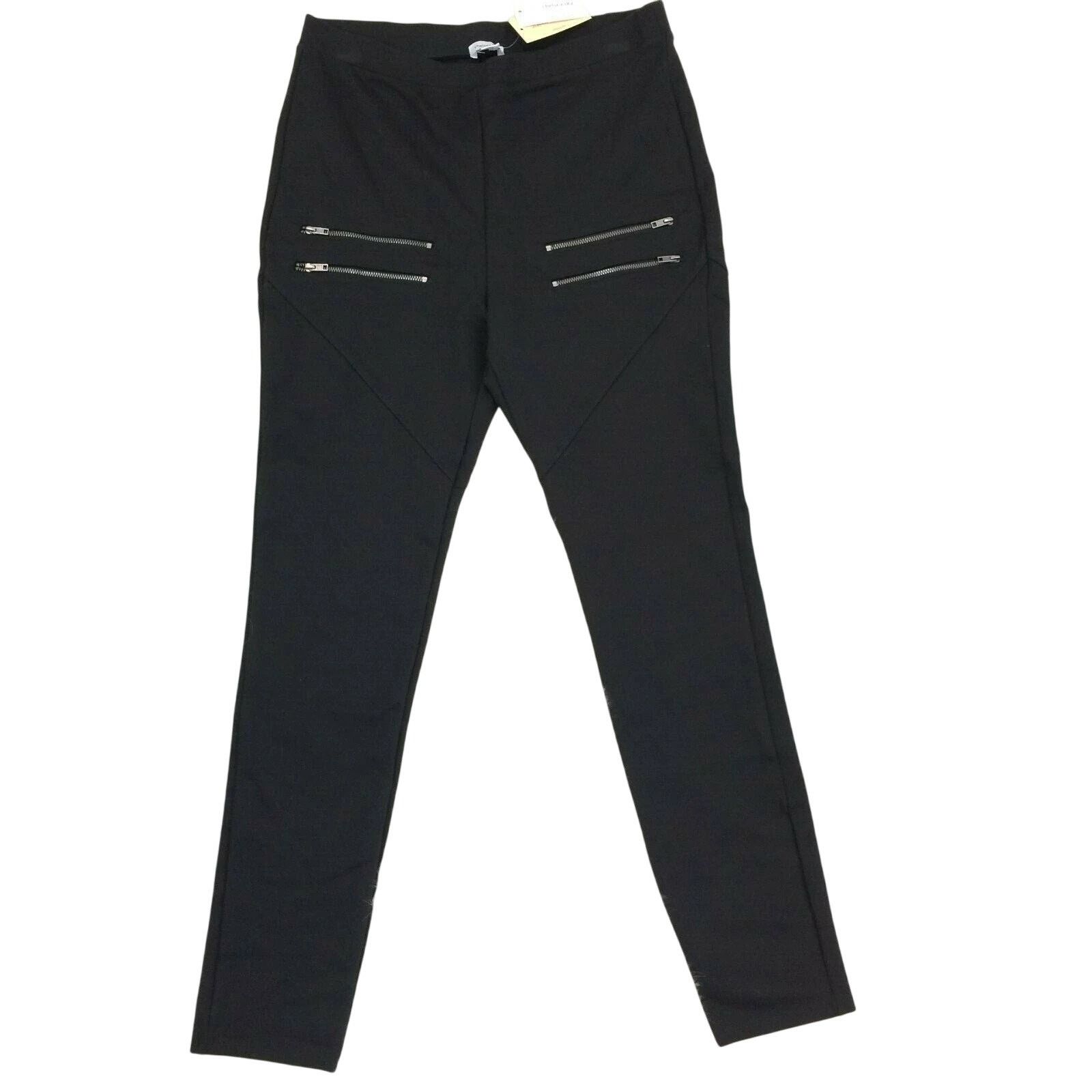Other NWT Chelsea Sky Moto Leggings Pants XS Pull-On Zip Detail Size 26" / US 2 / IT 38 - 3 Thumbnail