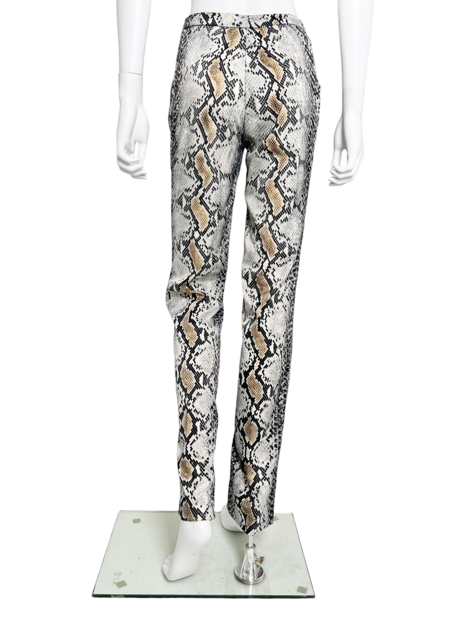 Roberto Cavalli F/W 1998 Python Grey Pants Size 26" / US 2 / IT 38 - 5 Thumbnail