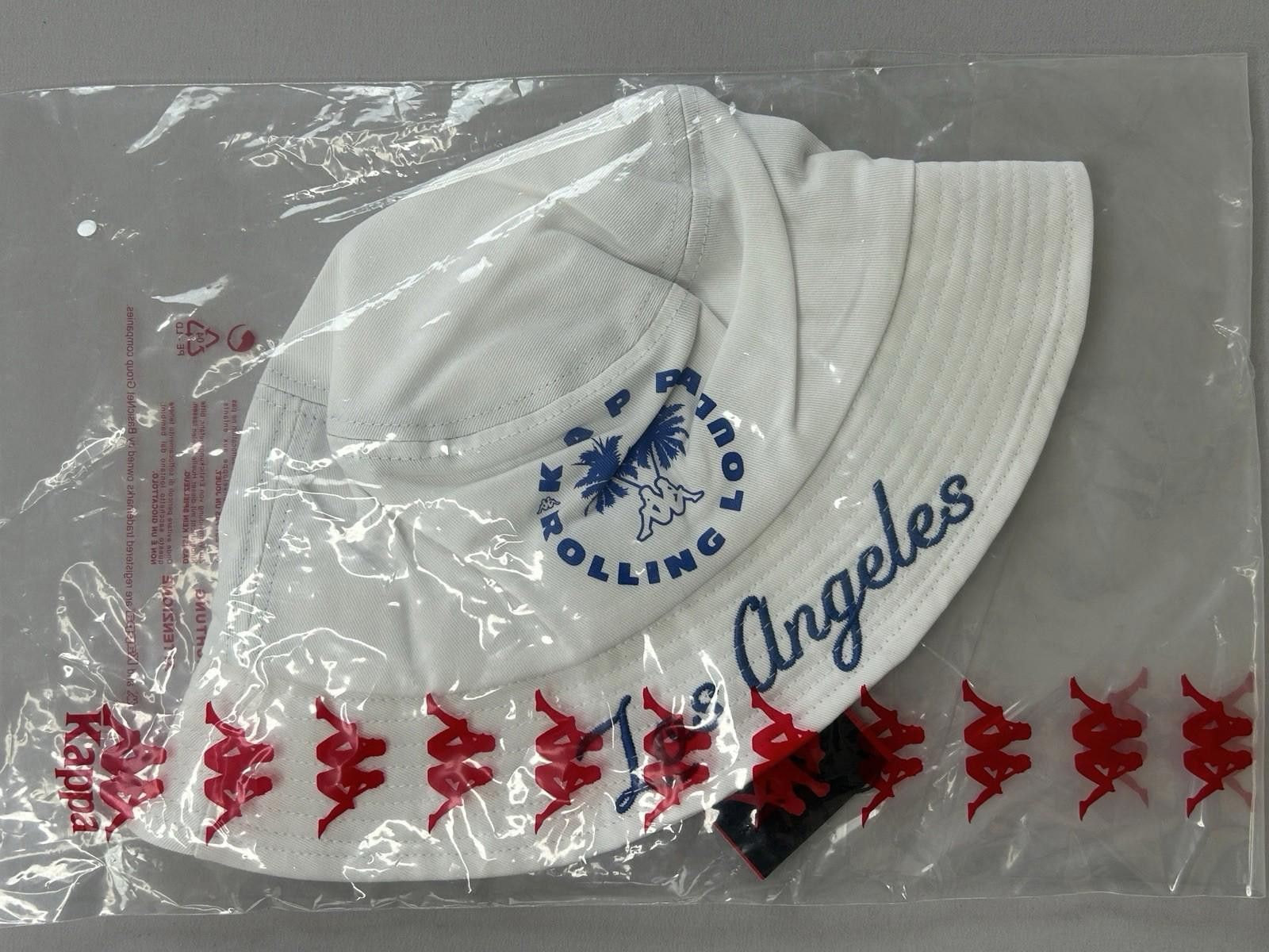 Kappa Kappa x Rolling Loud White Bucket Hat Sold Out Colab NWT Size ONE SIZE - 2 Thumbnail