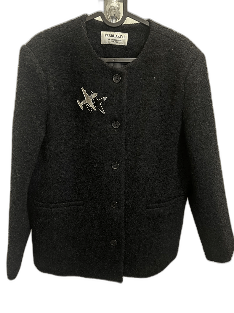 Chanel February 11 Wool Chanel Style Jacket -2505 Size US L / EU 52-54 / 3 - 1 Thumbnail