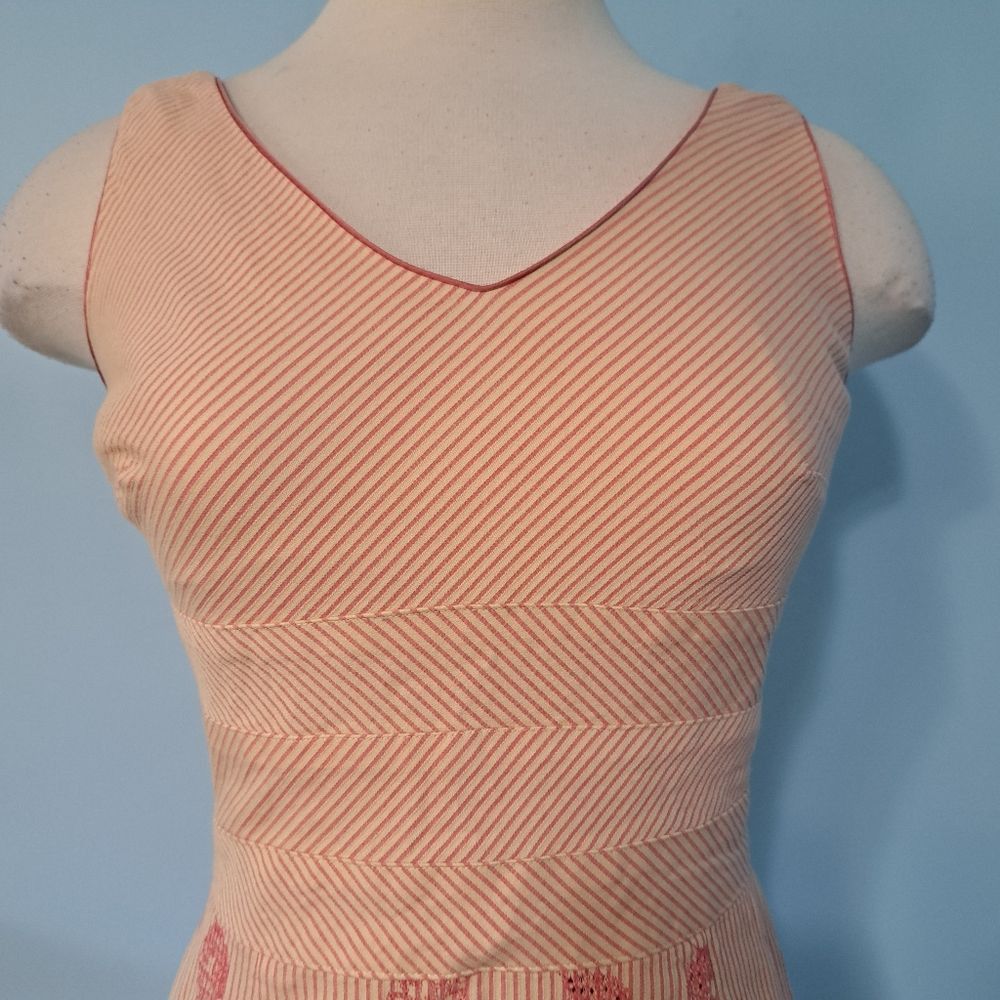Other Kay Unger Floral Embroidered Dress Size 2 Pink NWOT Size XS / US 0-2 / IT 36-38 - 10 Thumbnail