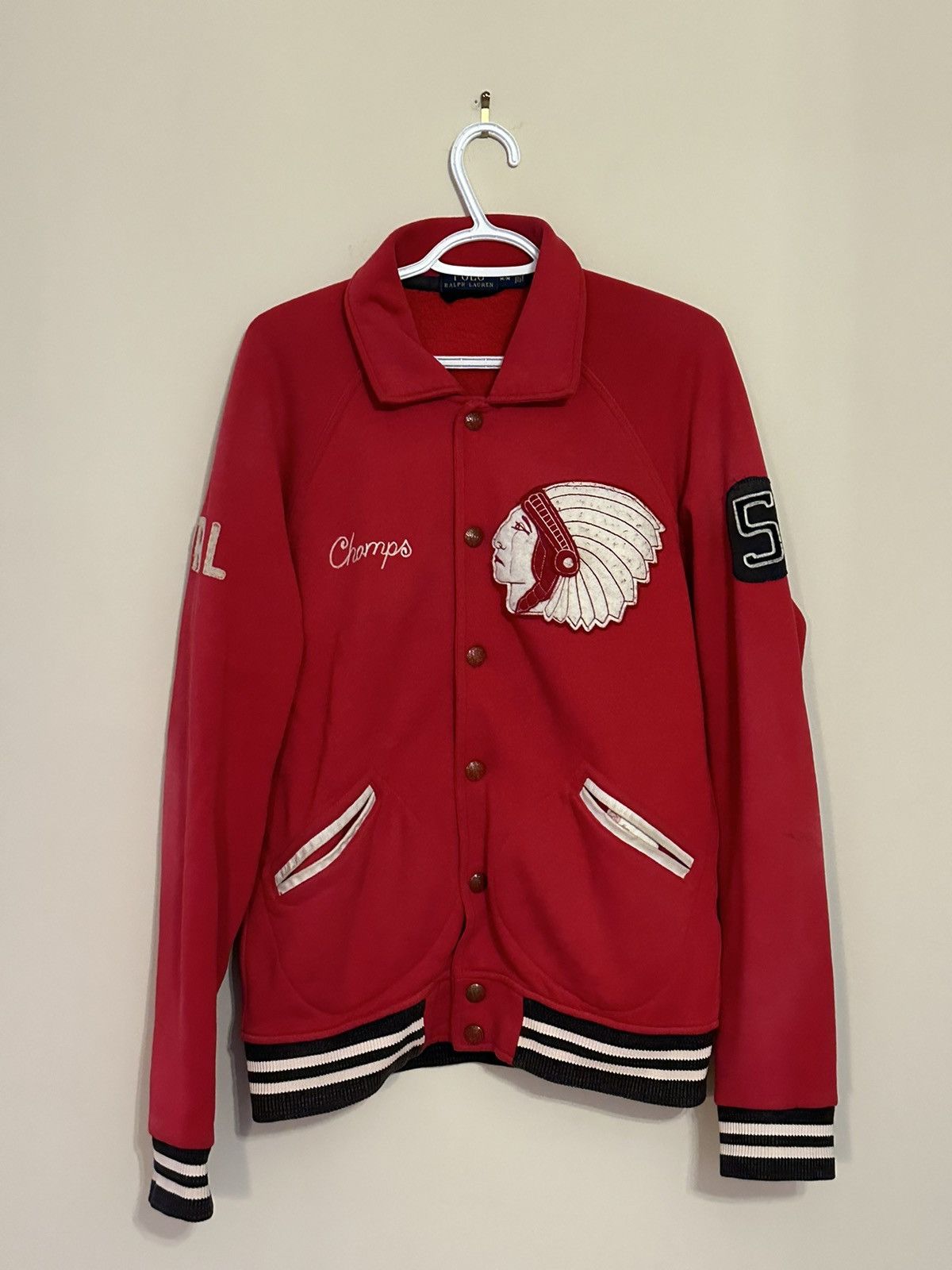 Polo Ralph Lauren Polo Ralph Lauren Indian Chief Varsity Football Jacket PRL Size US M / EU 48-50 / 2 - 3 Thumbnail