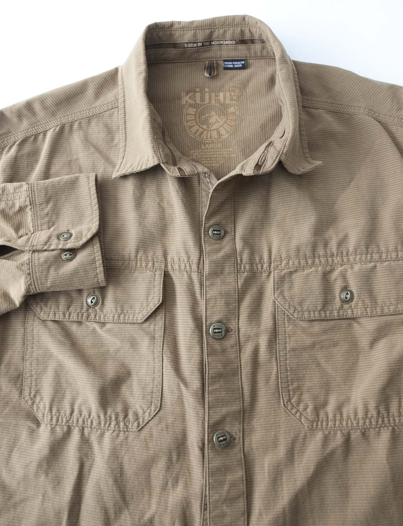 Kuhl Kuhl Shirt 5 Panel Sleeve Size L Brown Size US L / EU 52-54 / 3 - 2 Thumbnail