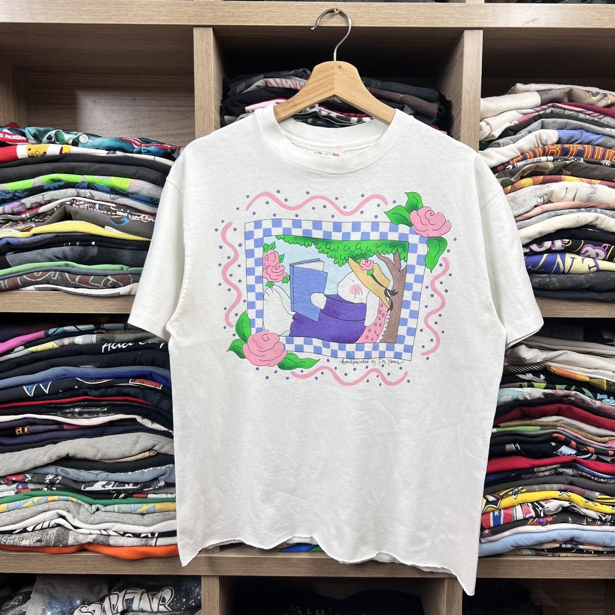 Vintage VTG IM YOURS HANDPAINTED TEE Size US L / EU 52-54 / 3 - 1 Thumbnail