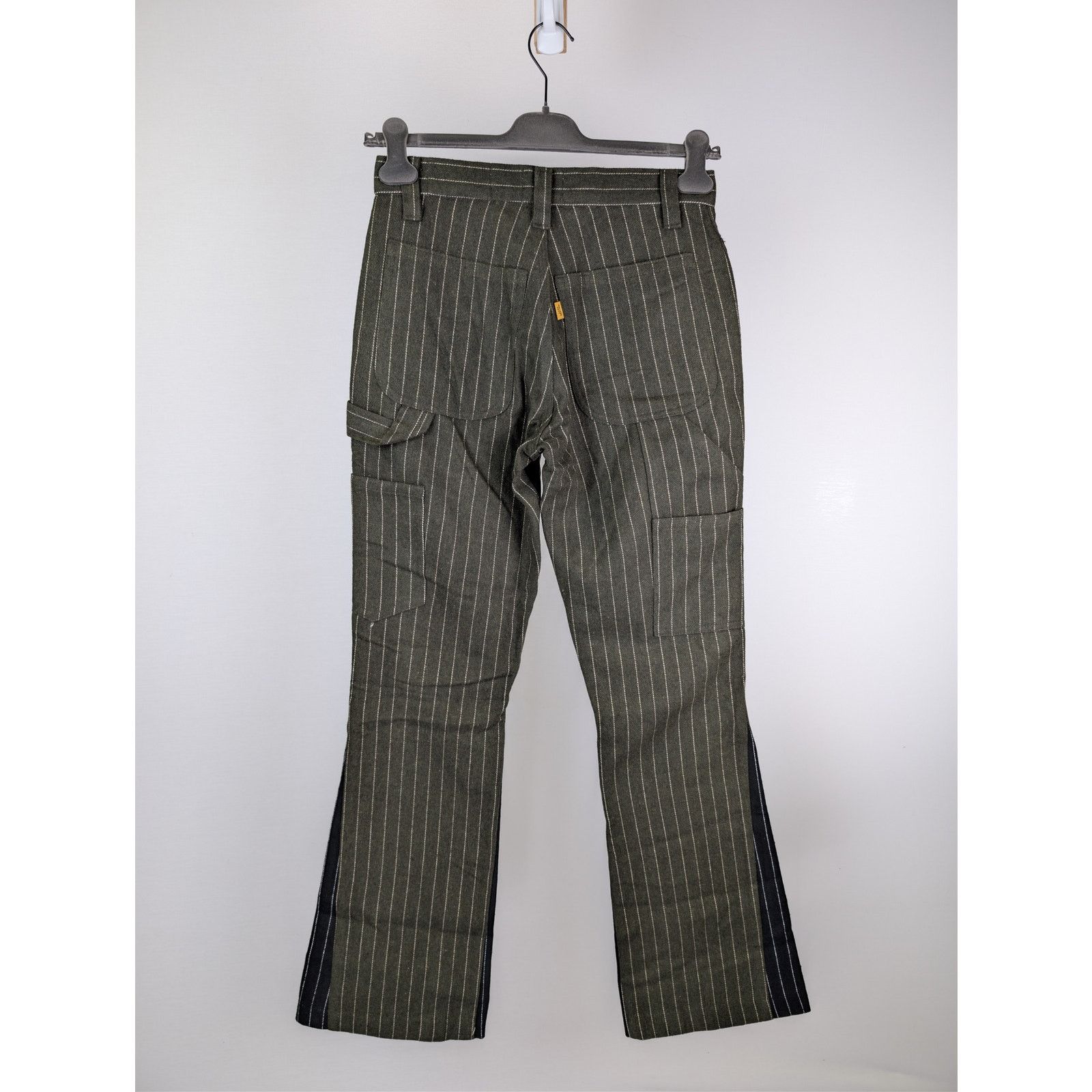 Gallery Dept. o1rshd1 Pinstripe Business Carpenter Flare Pants olive green Size US 38 / EU 54 - 17 Thumbnail