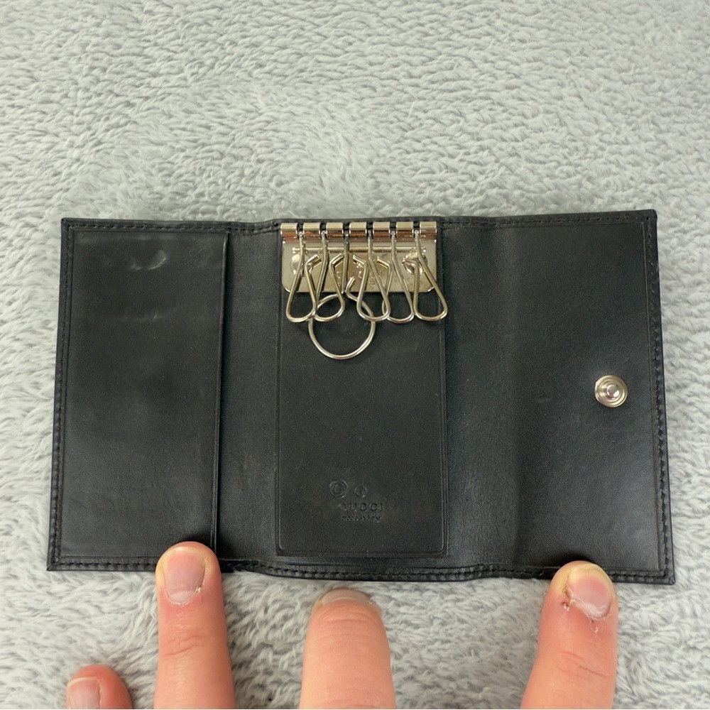 Gucci Gucci Authentic GG Canvas Brown 6-ring Key Case W/Box NS120 Size ONE SIZE - 8 Thumbnail