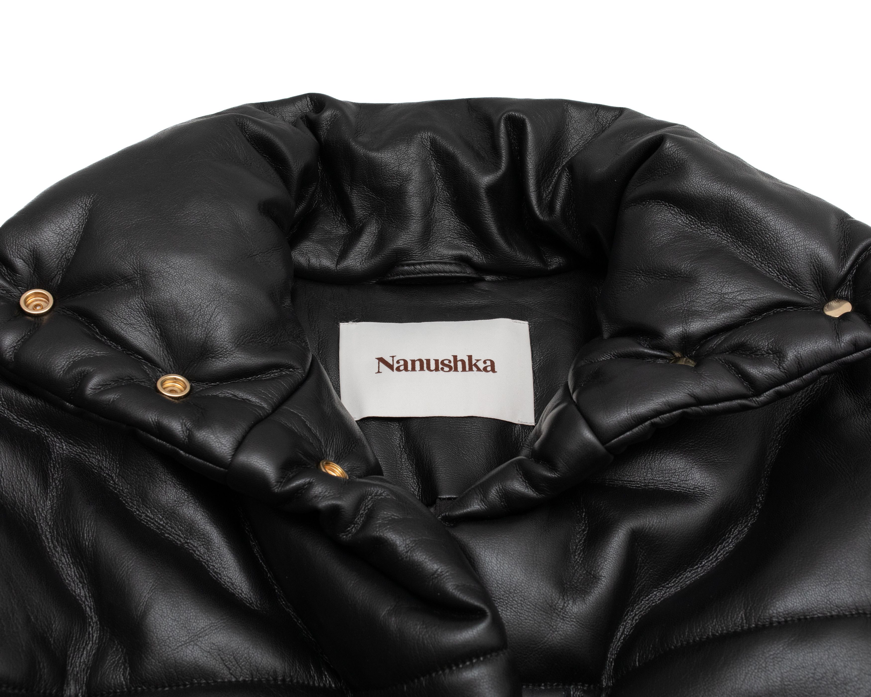 Nanushka NANUSHKA Hide Alt-Leather Puffer Jacket Size S / US 4 / IT 40 - 2 Thumbnail