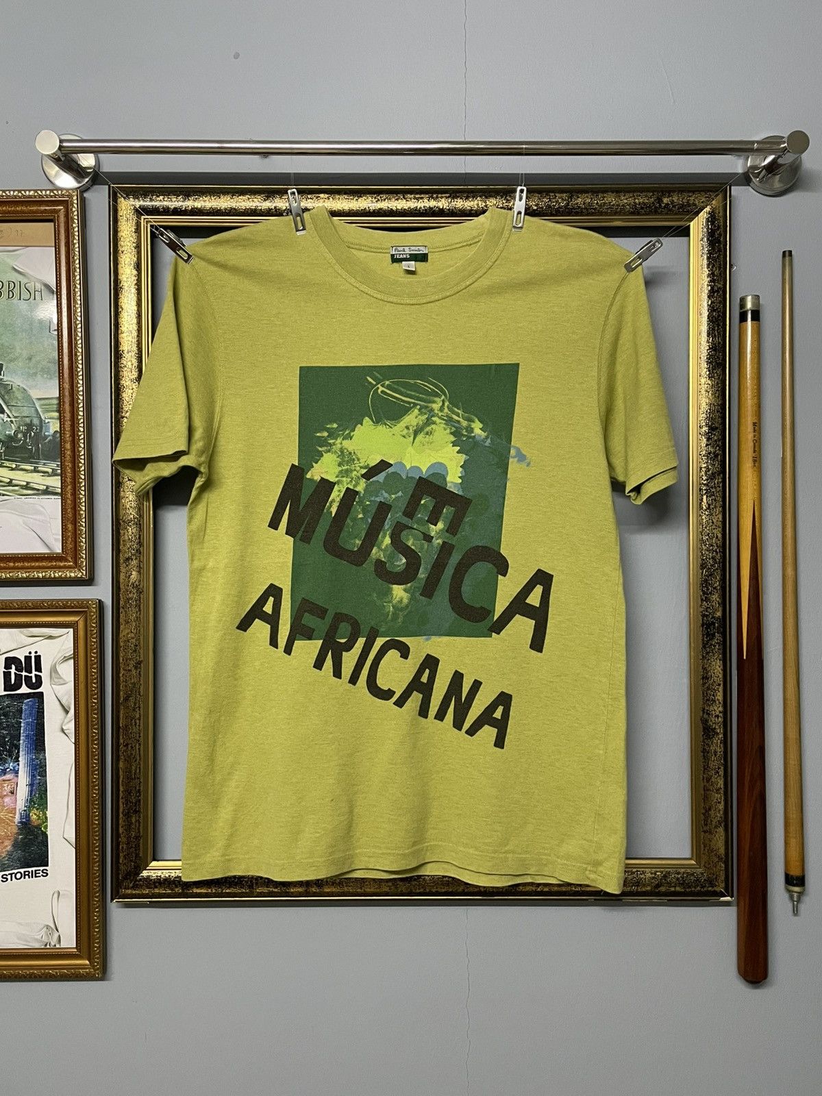 Vintage 1990s Designer Paul Smith Im Music Africana Art Tee