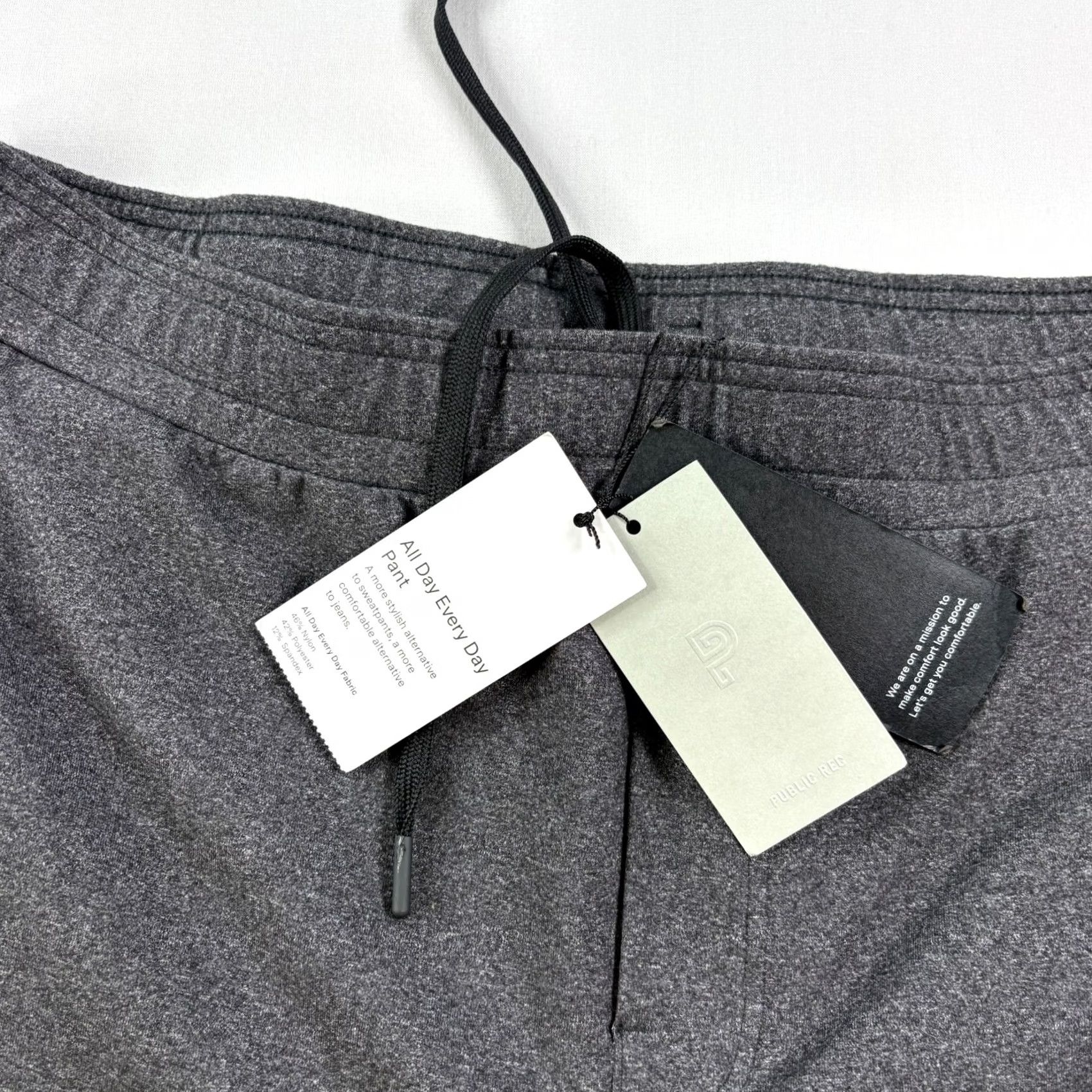 Vintage Public Rec Pants Mens 34 Gray 44x34 All Day Every Stretch Tech Lounge NEW Size US 34 / EU 50 - 2 Thumbnail