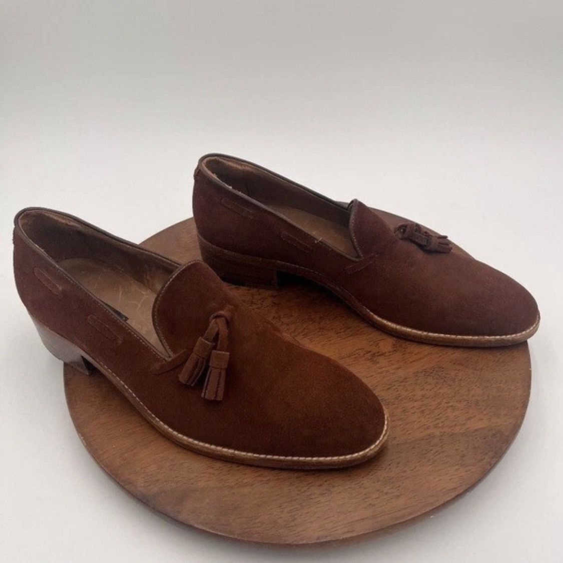 Other Carrano Tassel Suede Made In Italy Loafers Mens EU 41 / US 8 Size US 8 / EU 41 - 2 Thumbnail