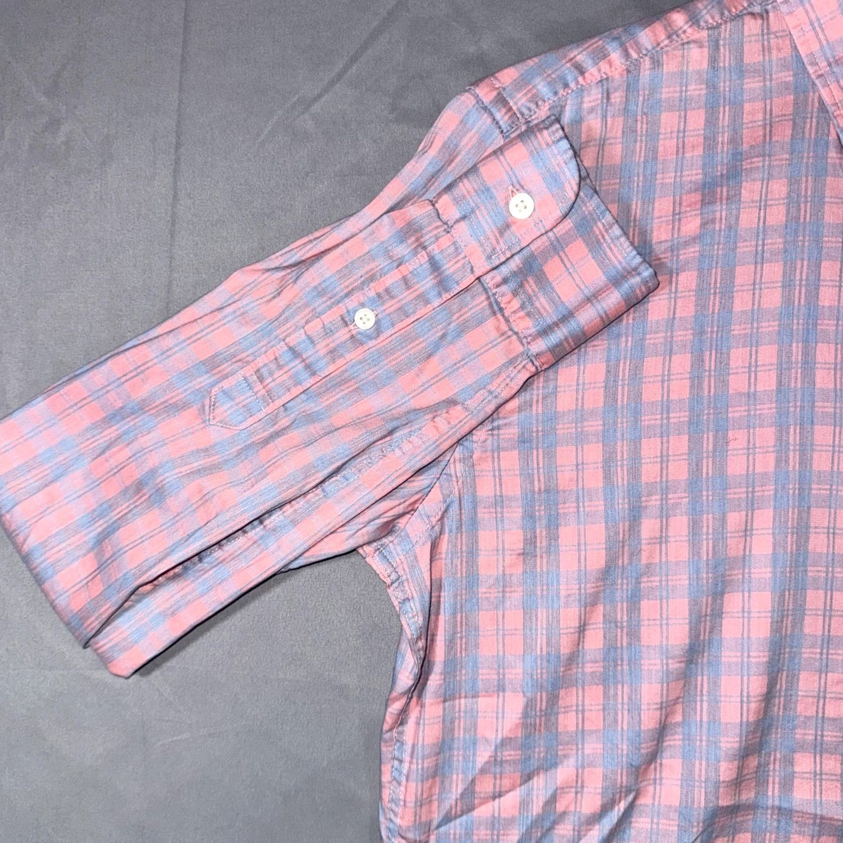 Faherty Faherty Shirt Mens M The Movement Shirt Long Sleeve Button Front Plaid Pink Casual Spring Regular Fit Womens? Mens Size US M / EU 48-50 / 2 - 6 Thumbnail