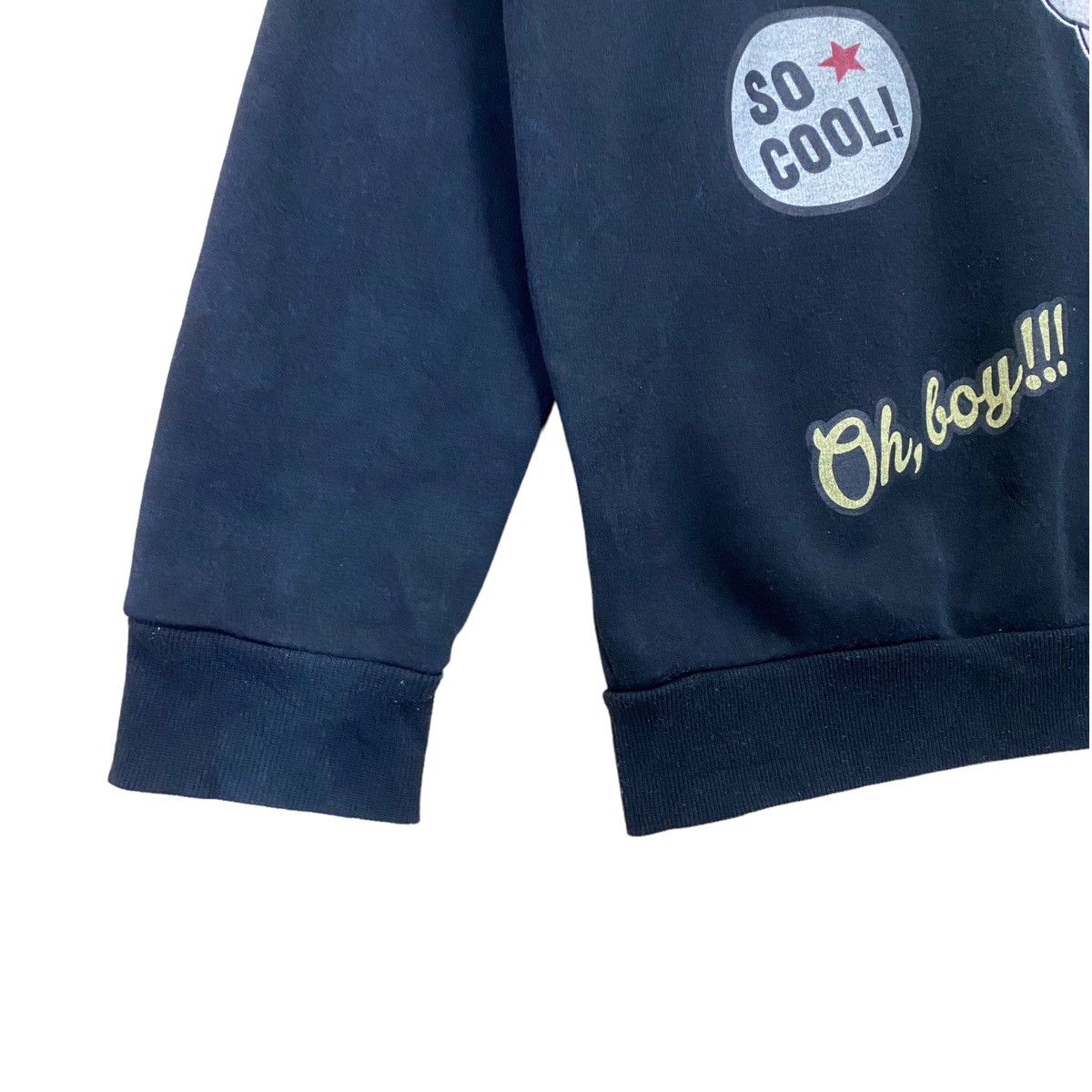 Disney × Japanese Brand × Mickey Mouse Mickey Mouse Big Logo Crewneck Sweatshirt Size US S / EU 44-46 / 1 - 7 Thumbnail