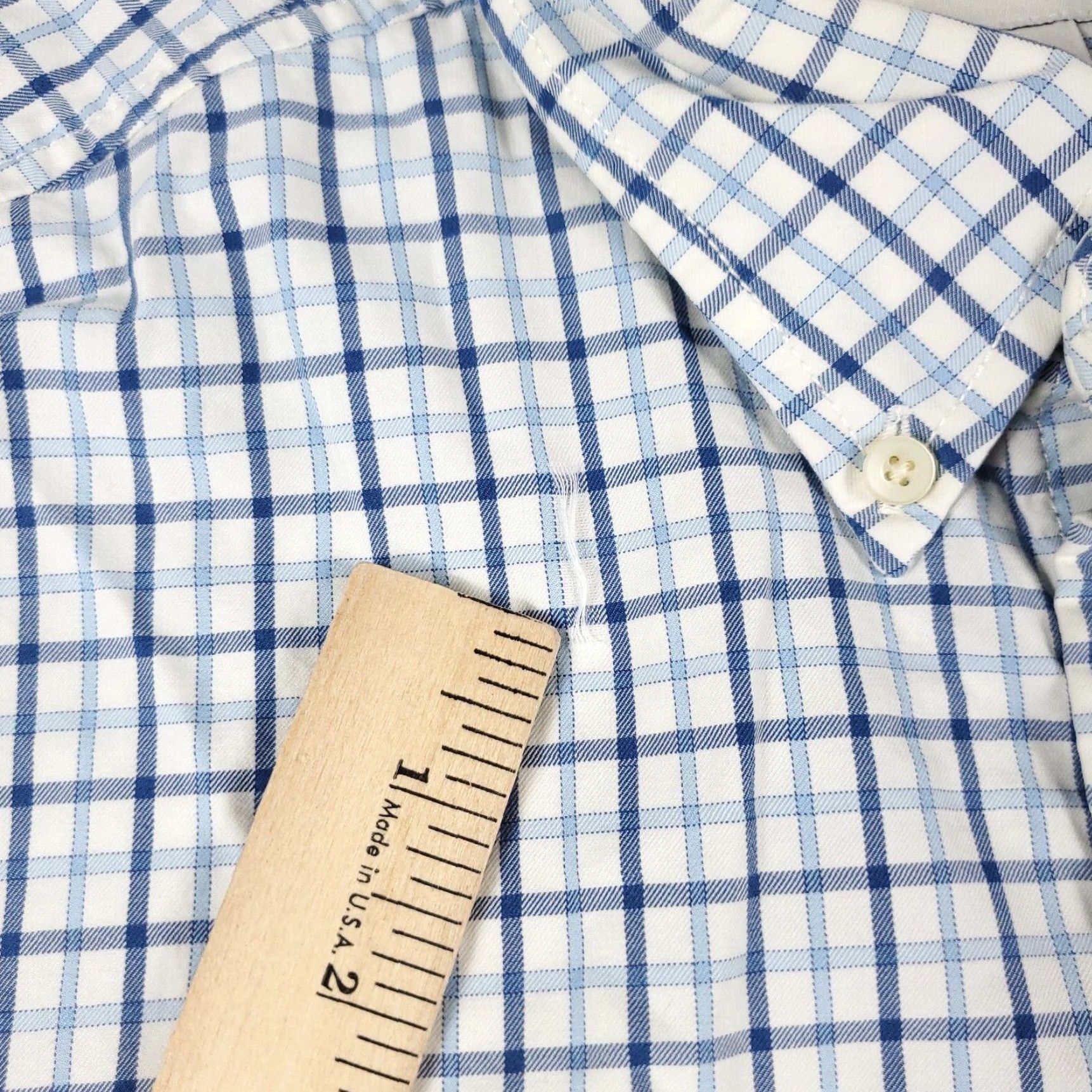 Abercrombie & Fitch Abercrombie & Fitch Button-Up Shirt Mens 2XL Blue Plaid Long Sleeve Casual Size US XXL / EU 58 / 5 - 3 Thumbnail