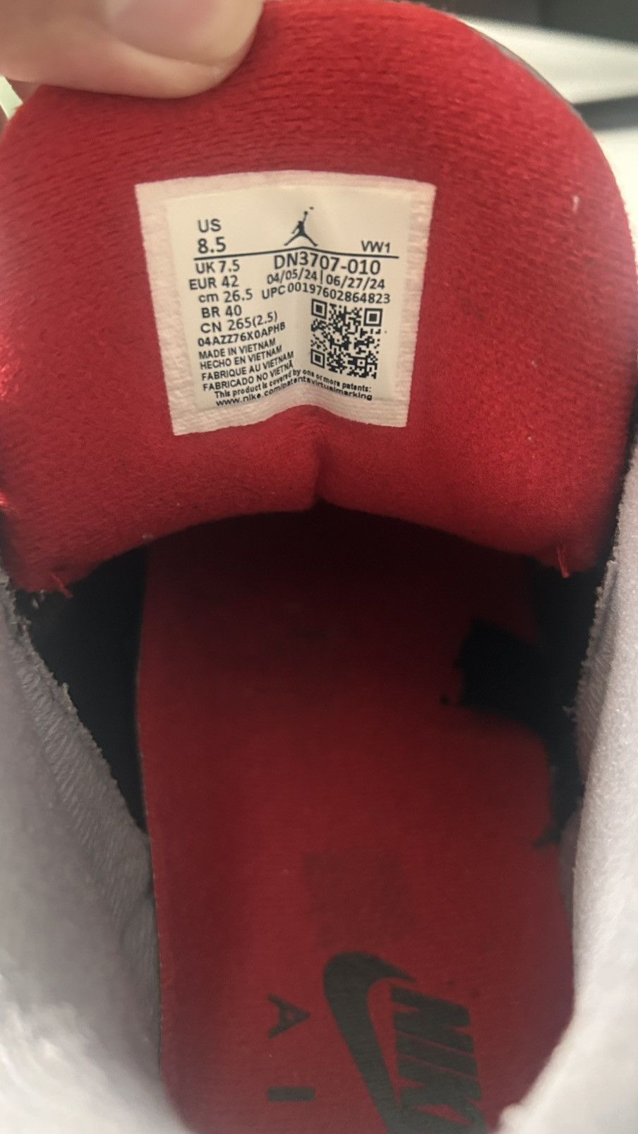 Jordan Brand Jordan 3 Black cement Size US 8.5 / EU 41-42 - 4 Thumbnail