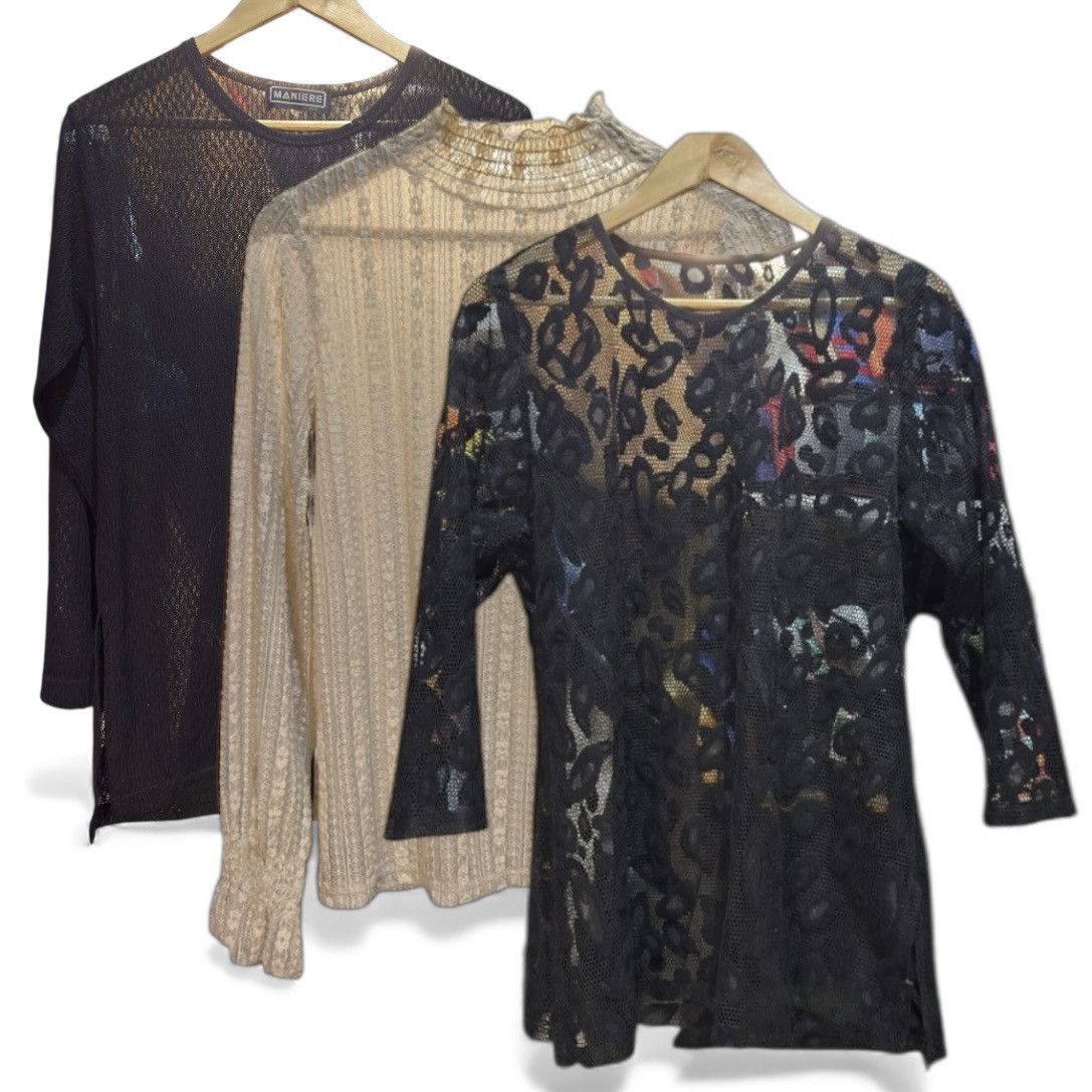 Bundle 3 Item Mesh Lace Punk Gothic LGB