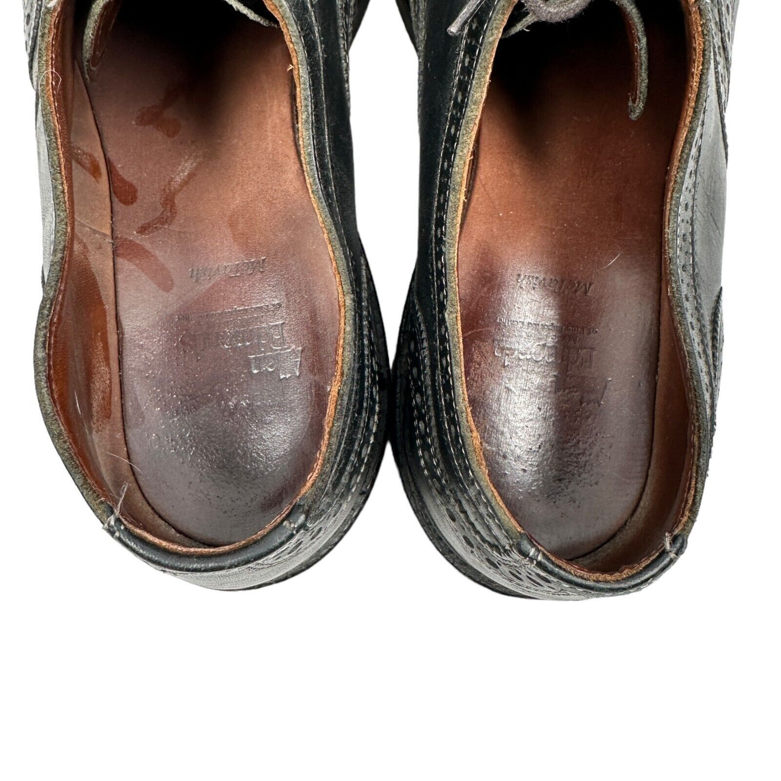 Allen Edmonds Allen Edmonds McTavish Black Wingtip Oxford Shoes 11 D Size US 11 / EU 44 - 6 Thumbnail