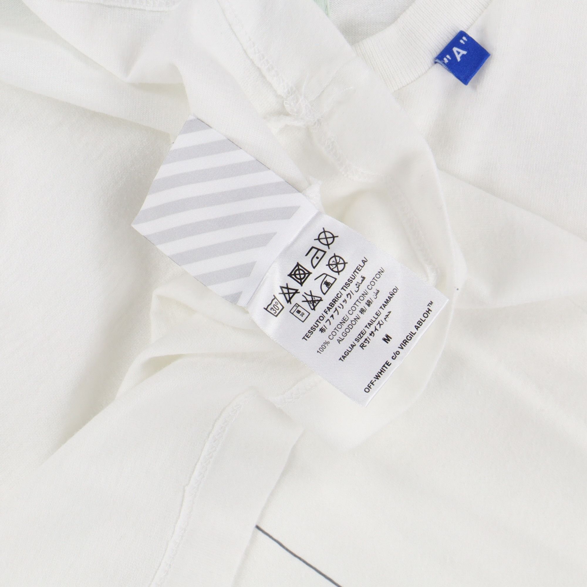 Off-White White Unfinished Reflective Arrows Oversized LS T-Shirt Size US M / EU 48-50 / 2 - 10 Thumbnail