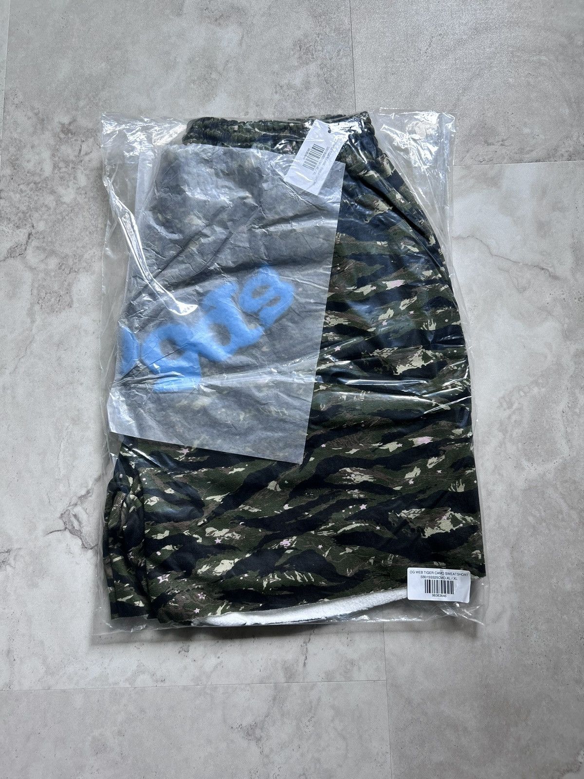 Sp5der × Young Thug Sp5der OG Web Tiger Camo Sweatshorts Size XL Size US 36 / EU 52 - 5 Thumbnail