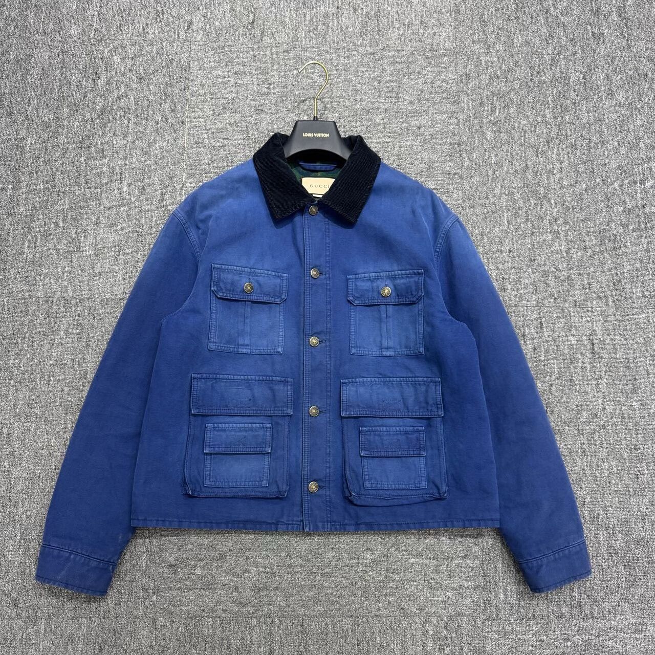 Gucci vintage blue work jacket by gucci Size US L / EU 52-54 / 3 - 1 Thumbnail